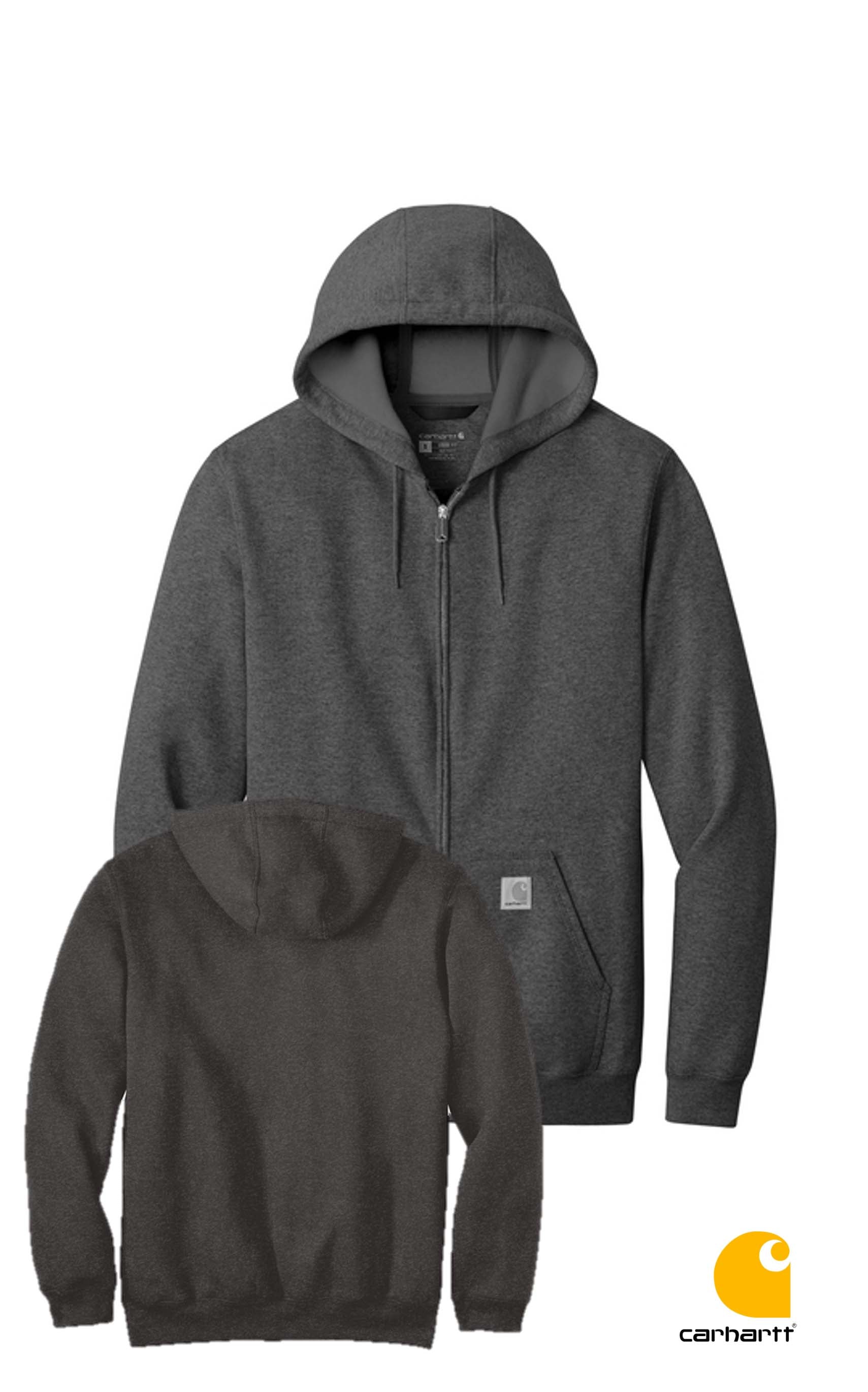 Carhartt® Midweight Hooded Zip-Front Sweatshirt