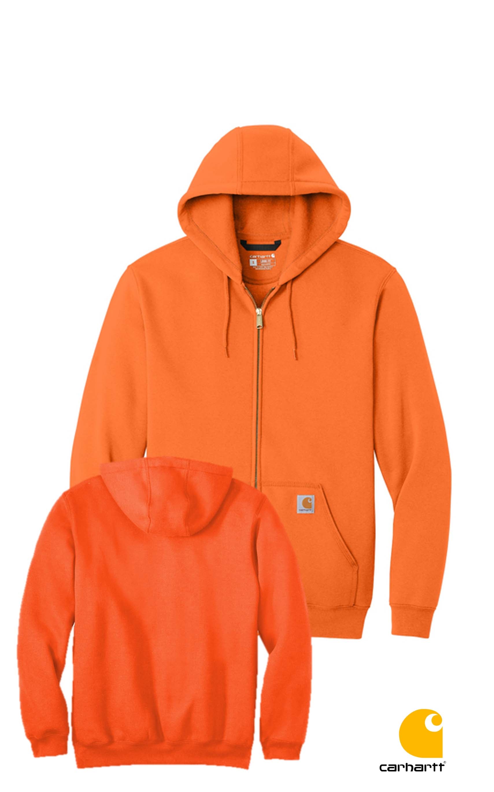 Carhartt® Midweight Hooded Zip-Front Sweatshirt