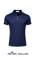 Peter Millar Men's Solid Performance Polo - Self Collar
