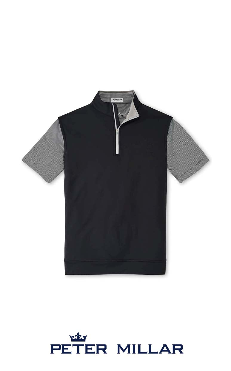 Peter Millar Men's Galway Performance Quarter-Zip Vest
