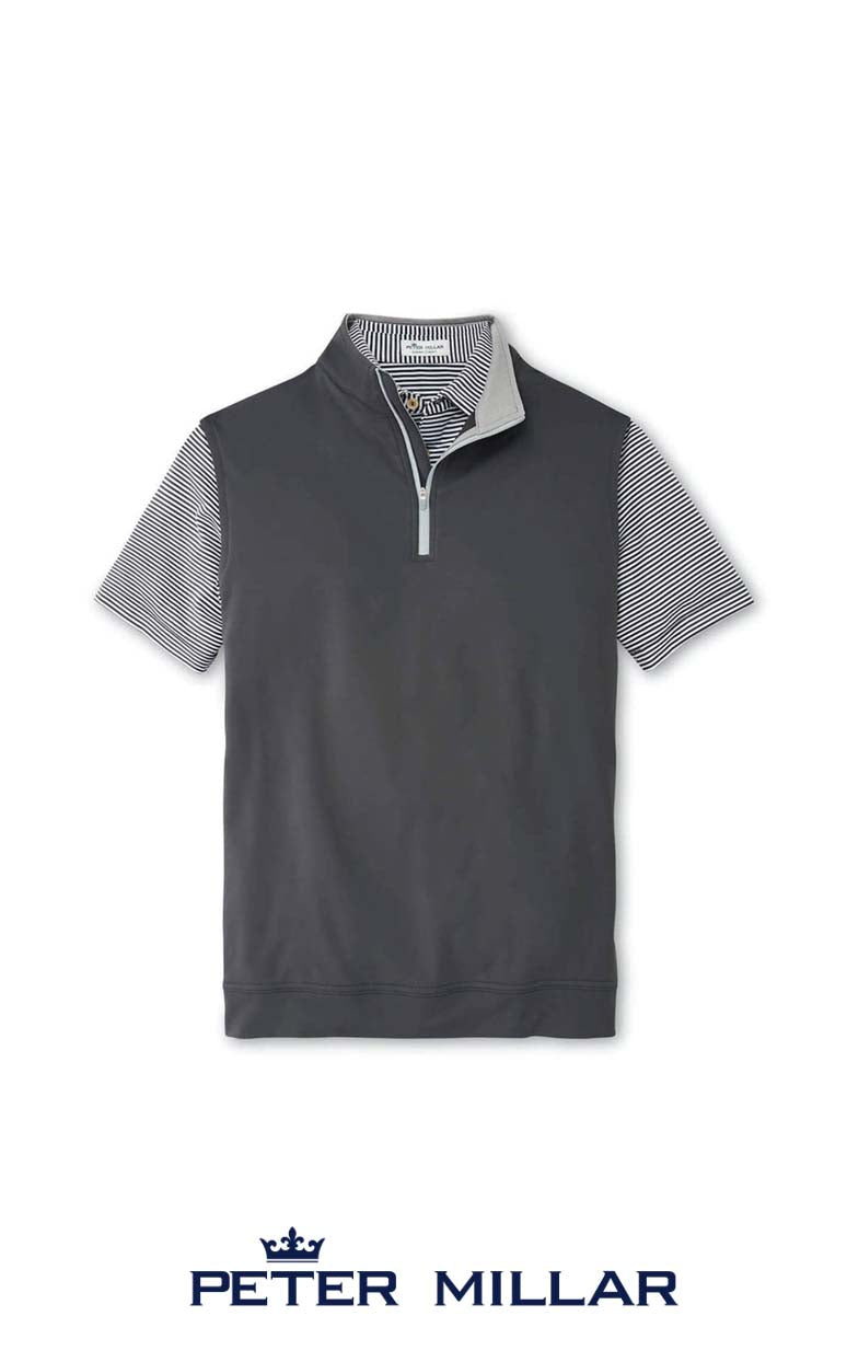 Peter Millar Men's Galway Performance Quarter-Zip Vest