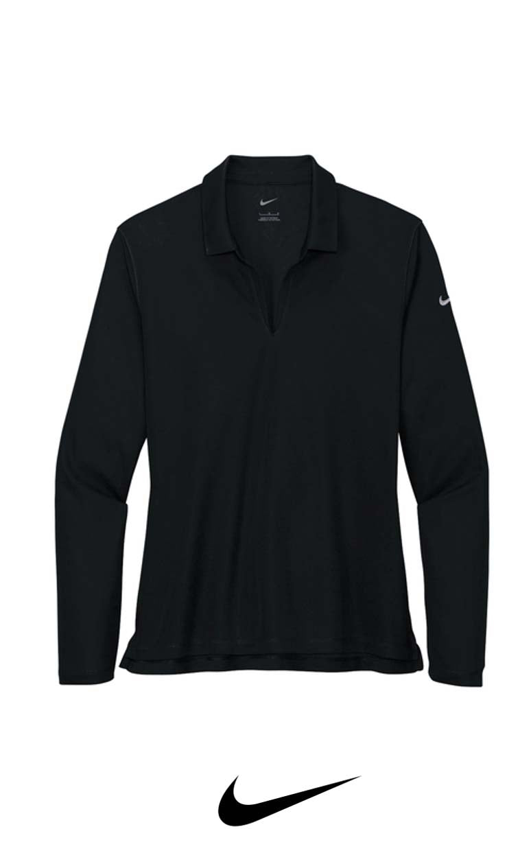 Nike Women's Dri-FIT Micro Pique 2.0 Long Sleeve Polo
