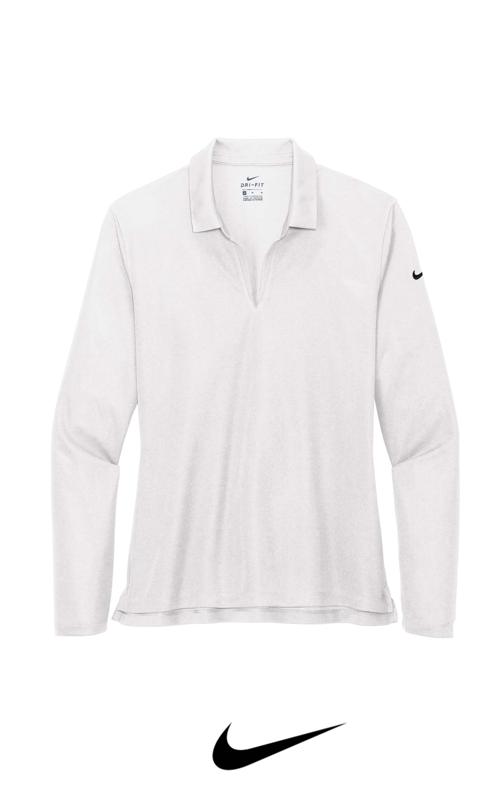 Nike Women's Dri-FIT Micro Pique 2.0 Long Sleeve Polo