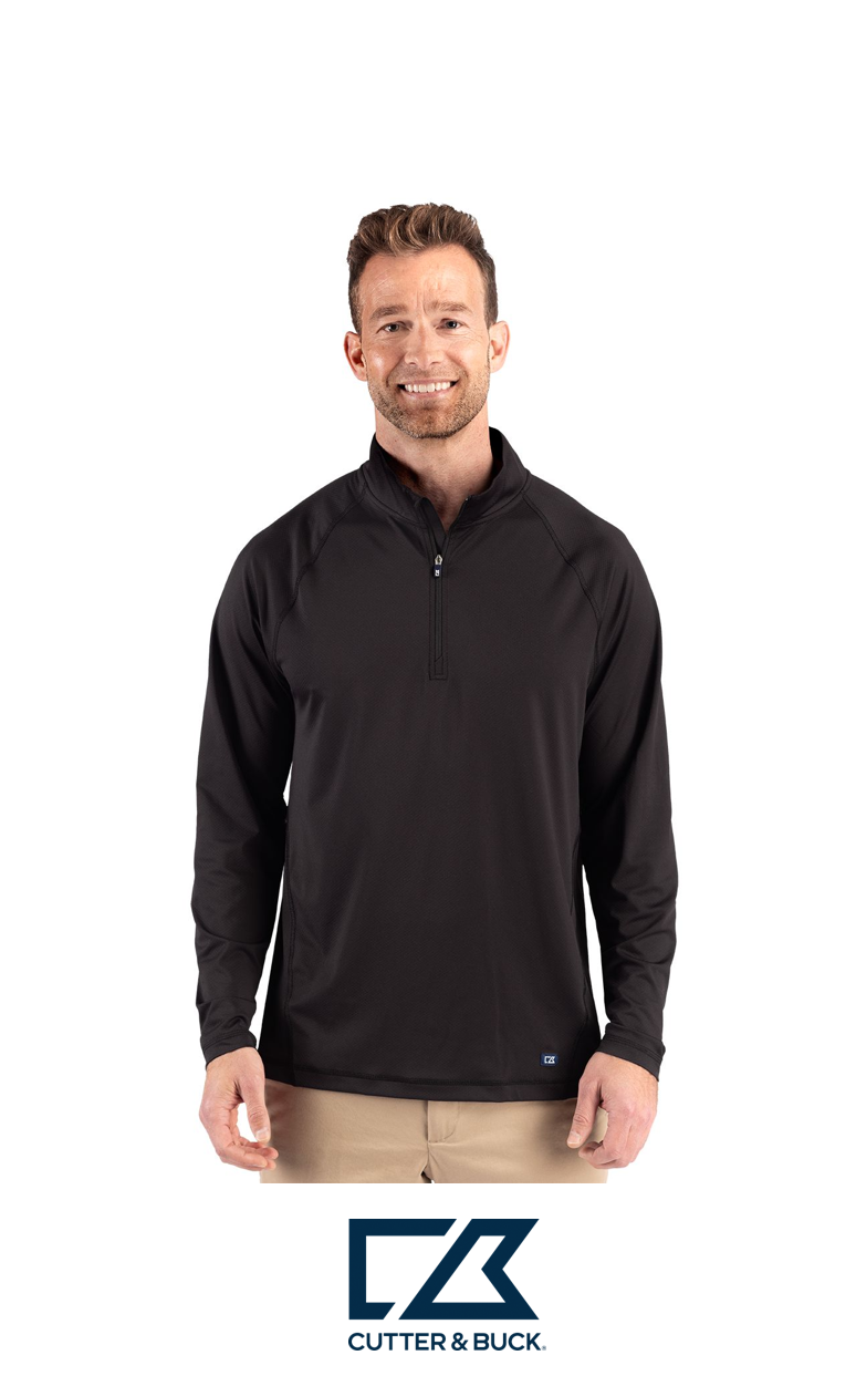 Cutter & Buck Prospect Recycled Featherlight Stretch Mens Quarter Zip