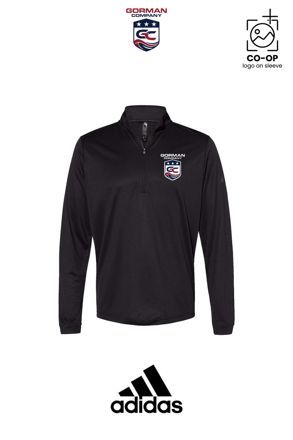 Adidas Mens Ultimate365 Lightweight Quarter-Zip Pullover - GORMAN CO - PANAMA CITY