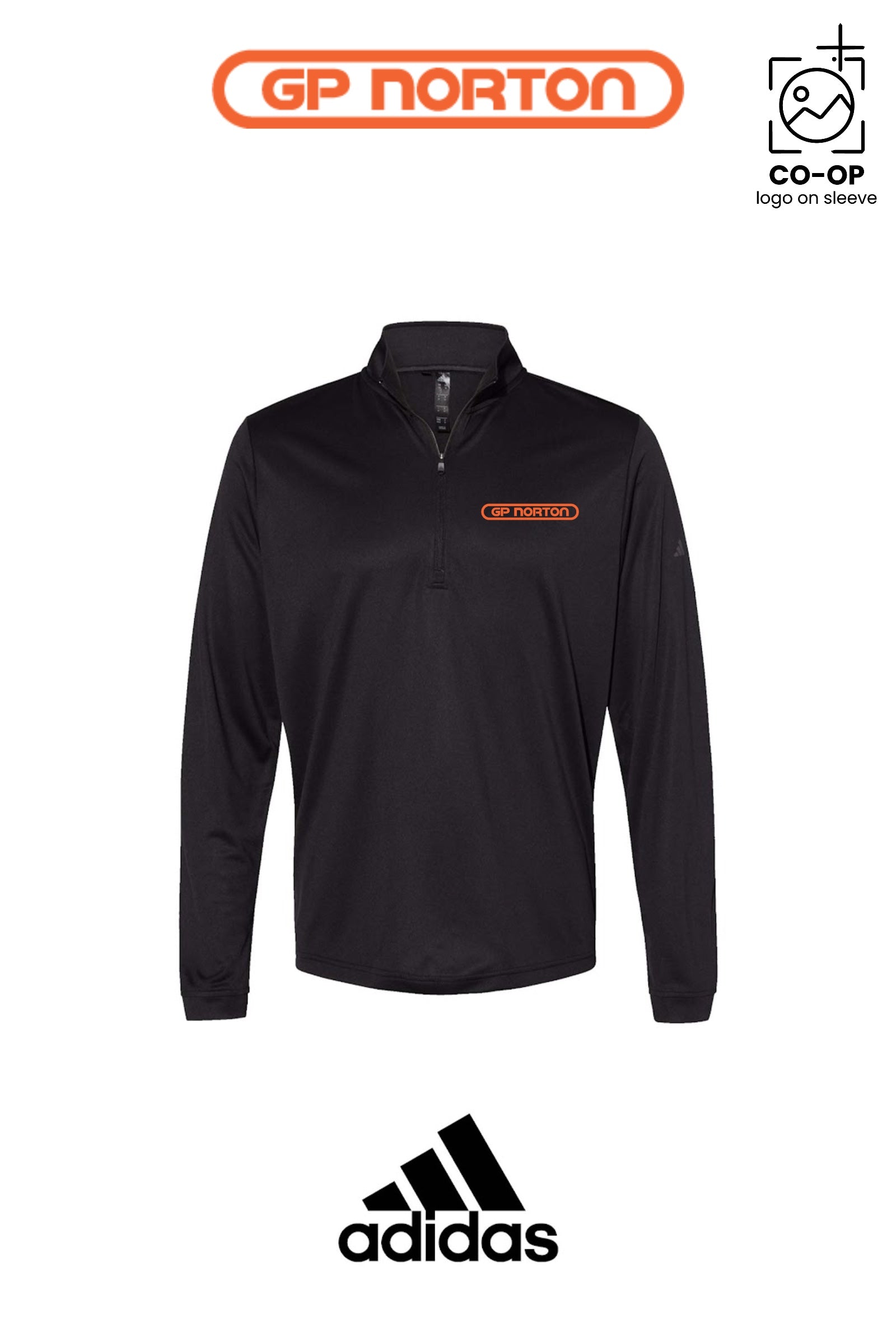 Adidas Mens Ultimate365 Lightweight Quarter-Zip Pullover - G P NORTON