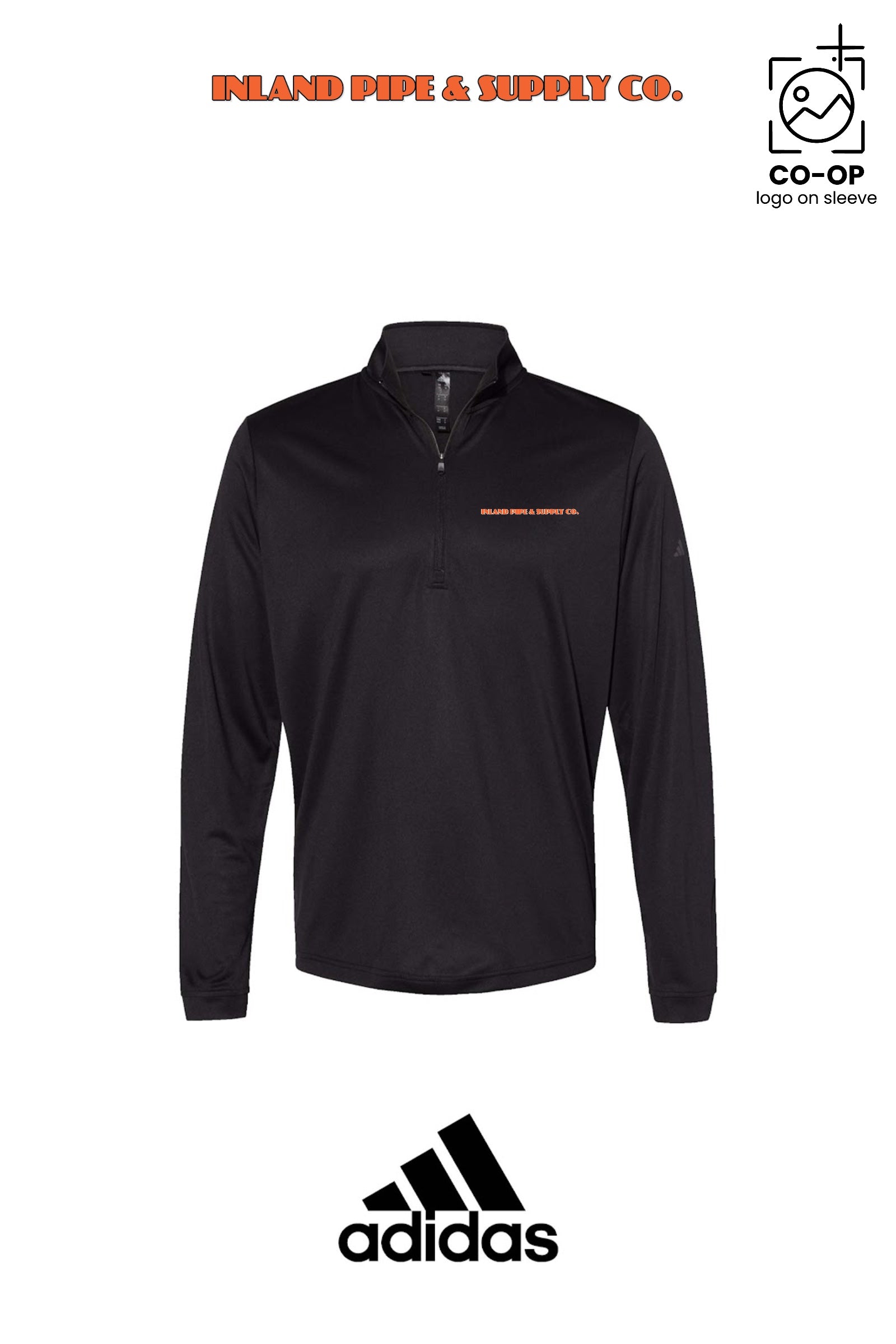 Adidas Mens Ultimate365 Lightweight Quarter-Zip Pullover - INLAND PIPE AND SUPPLY
