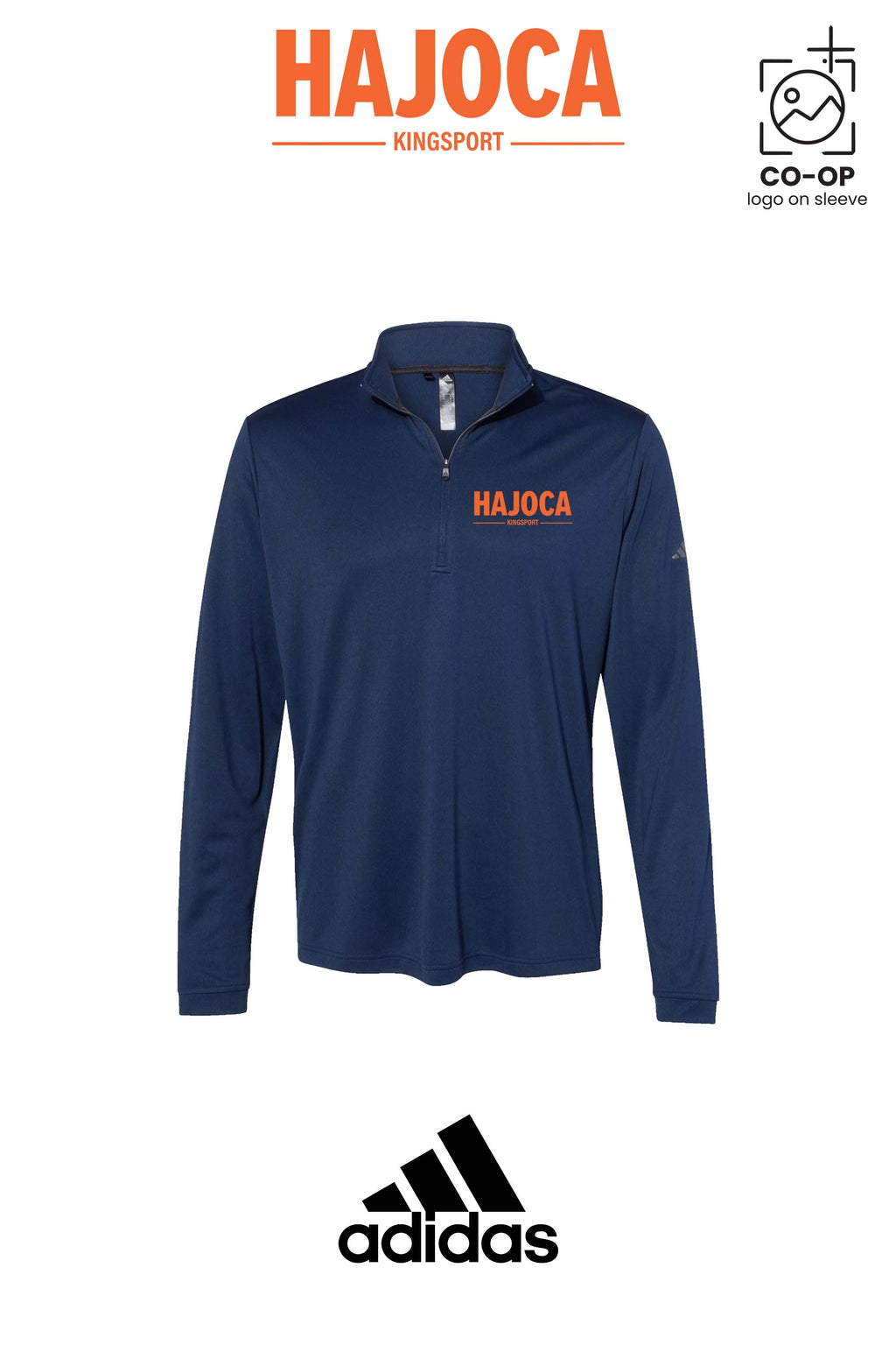 Adidas Mens Ultimate365 Lightweight Quarter-Zip Pullover - HAJOCA - KINGSPORT