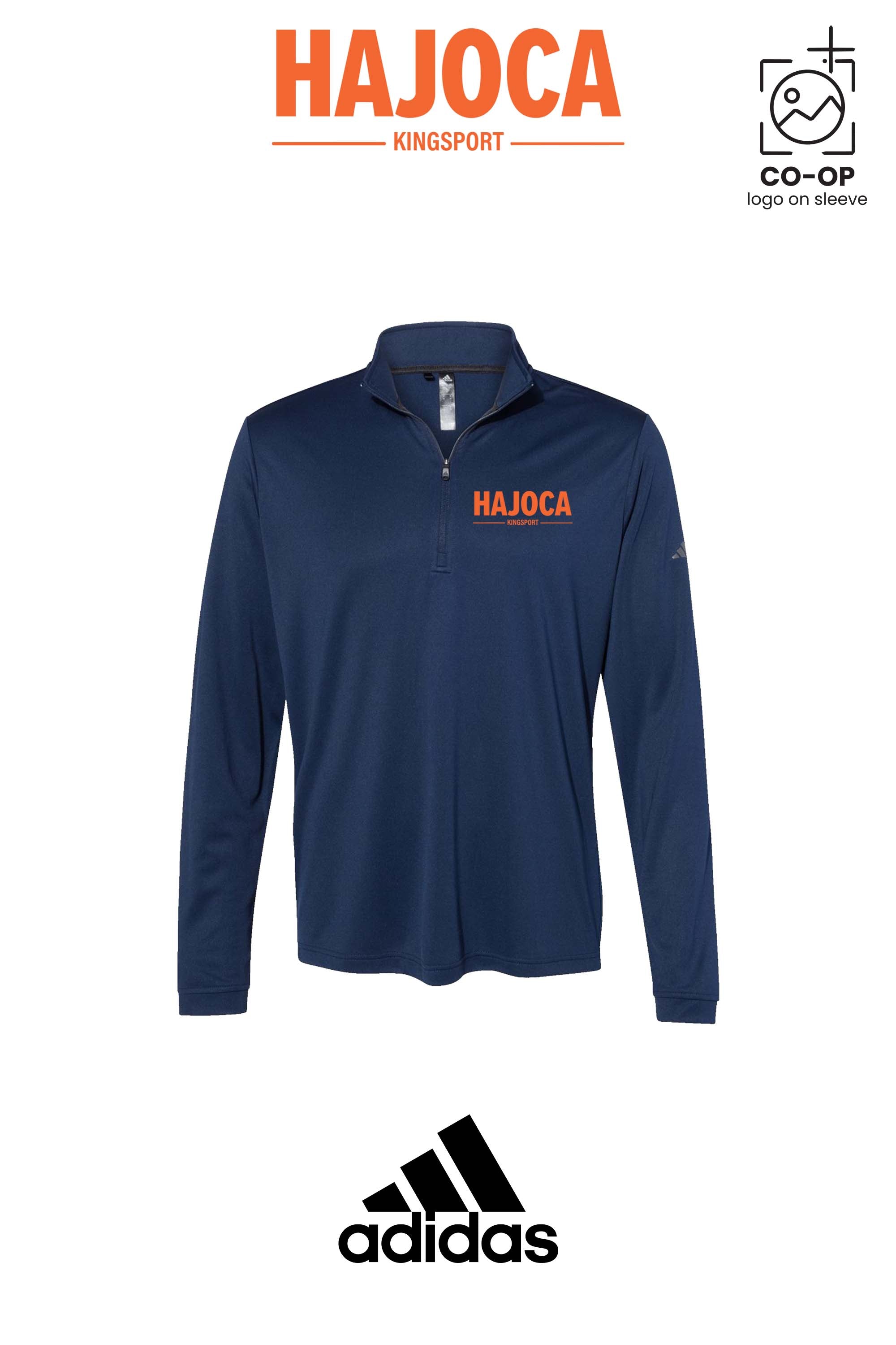 Adidas Mens Ultimate365 Lightweight Quarter-Zip Pullover - HAJOCA - KINGSPORT