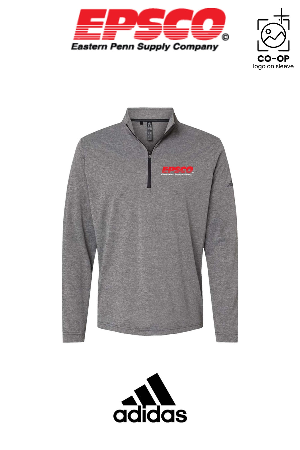 Adidas Mens Ultimate365 Lightweight Quarter-Zip Pullover - EPSCO