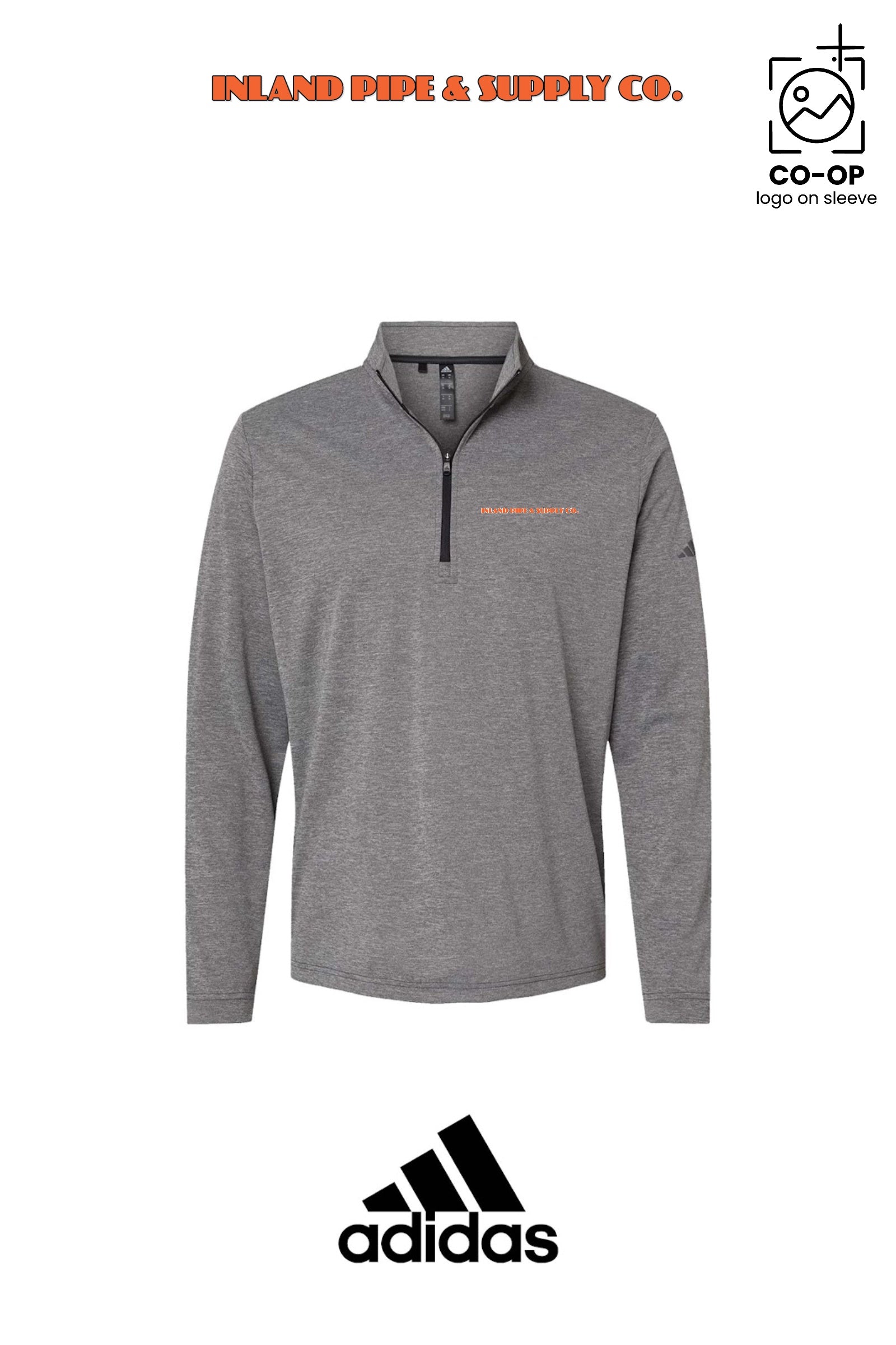 Adidas Mens Ultimate365 Lightweight Quarter-Zip Pullover - INLAND PIPE AND SUPPLY