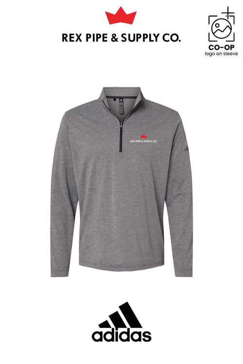 Adidas Mens Ultimate365 Lightweight Quarter-Zip Pullover - REX PIPE AND SUPPLY