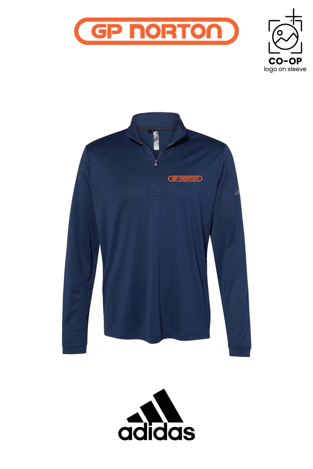 Adidas Mens Ultimate365 Lightweight Quarter-Zip Pullover - G P NORTON