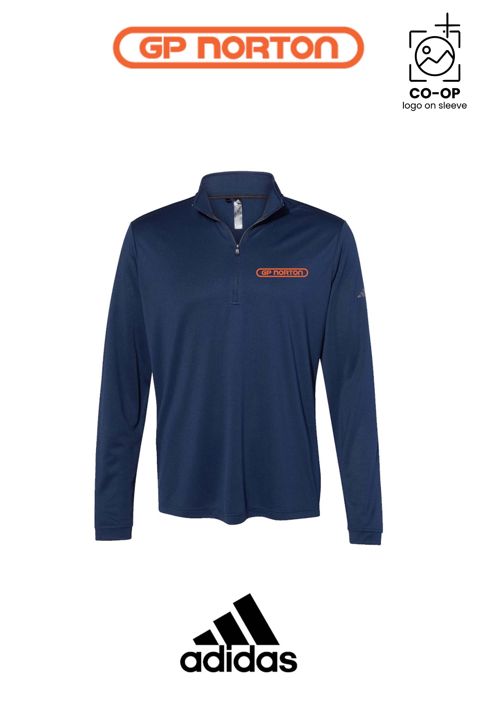 Adidas Mens Ultimate365 Lightweight Quarter-Zip Pullover - G P NORTON
