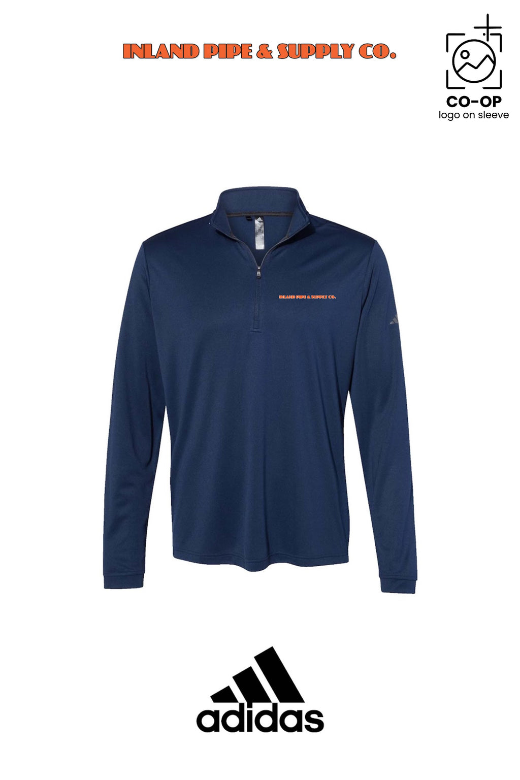 Adidas Mens Ultimate365 Lightweight Quarter-Zip Pullover - INLAND PIPE AND SUPPLY