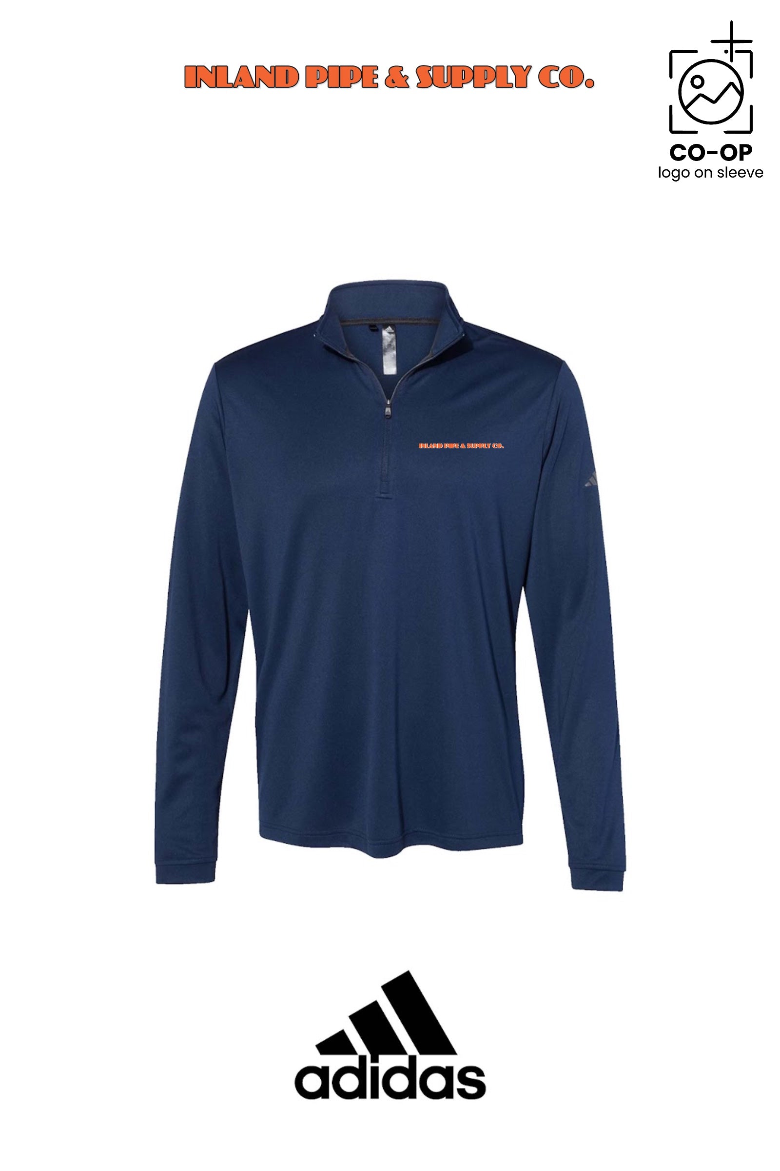 Adidas Mens Ultimate365 Lightweight Quarter-Zip Pullover - INLAND PIPE AND SUPPLY