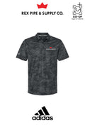 Adidas Mens All Over Camo Print Polo - REX PIPE AND SUPPLY