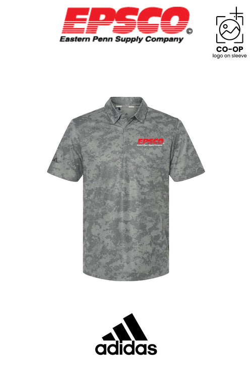 Adidas Mens All Over Camo Print Polo - EPSCO