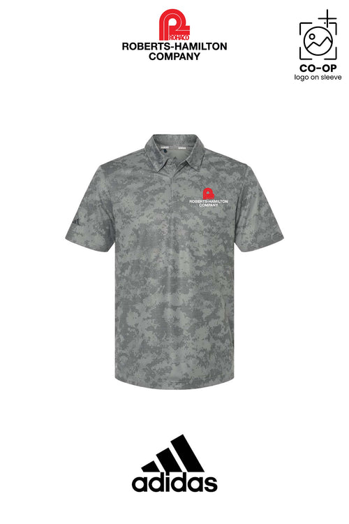Adidas Mens All Over Camo Print Polo - ROBERTS-HAMILTON