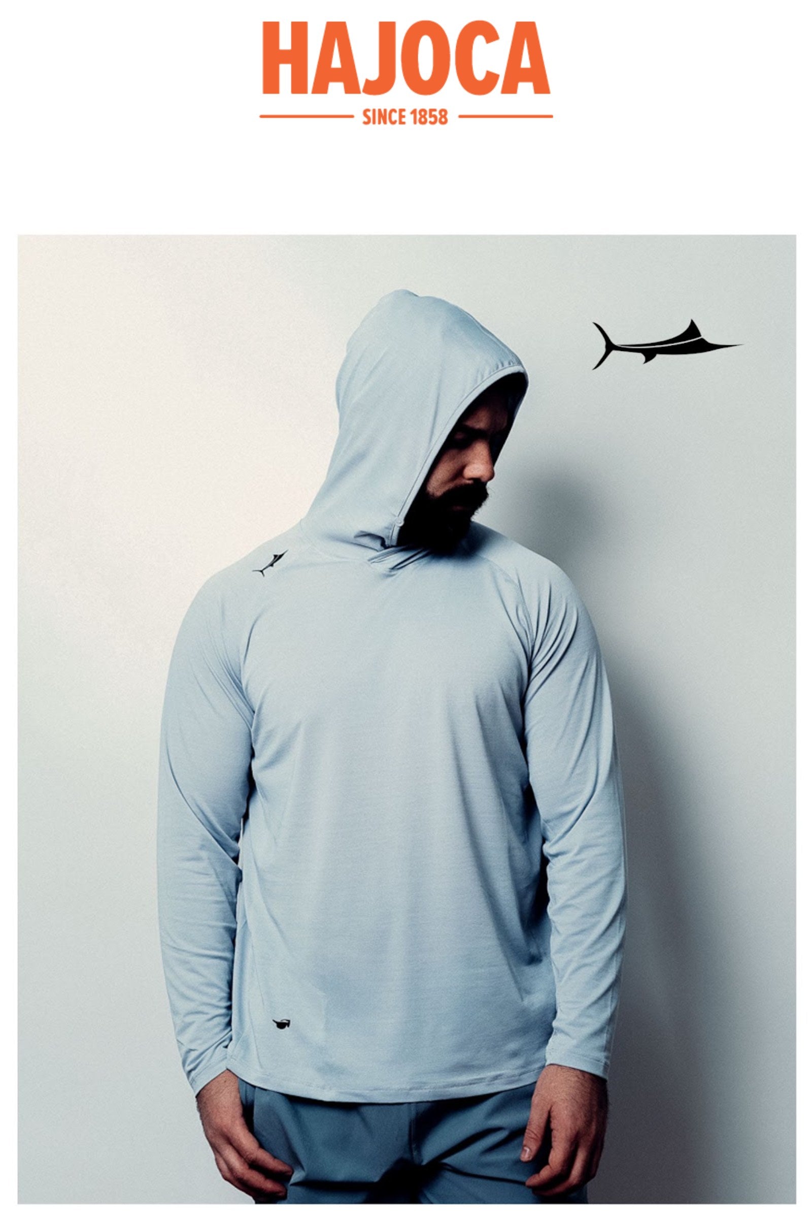 Billfisher Hooded Long Sleeve Performance Tee