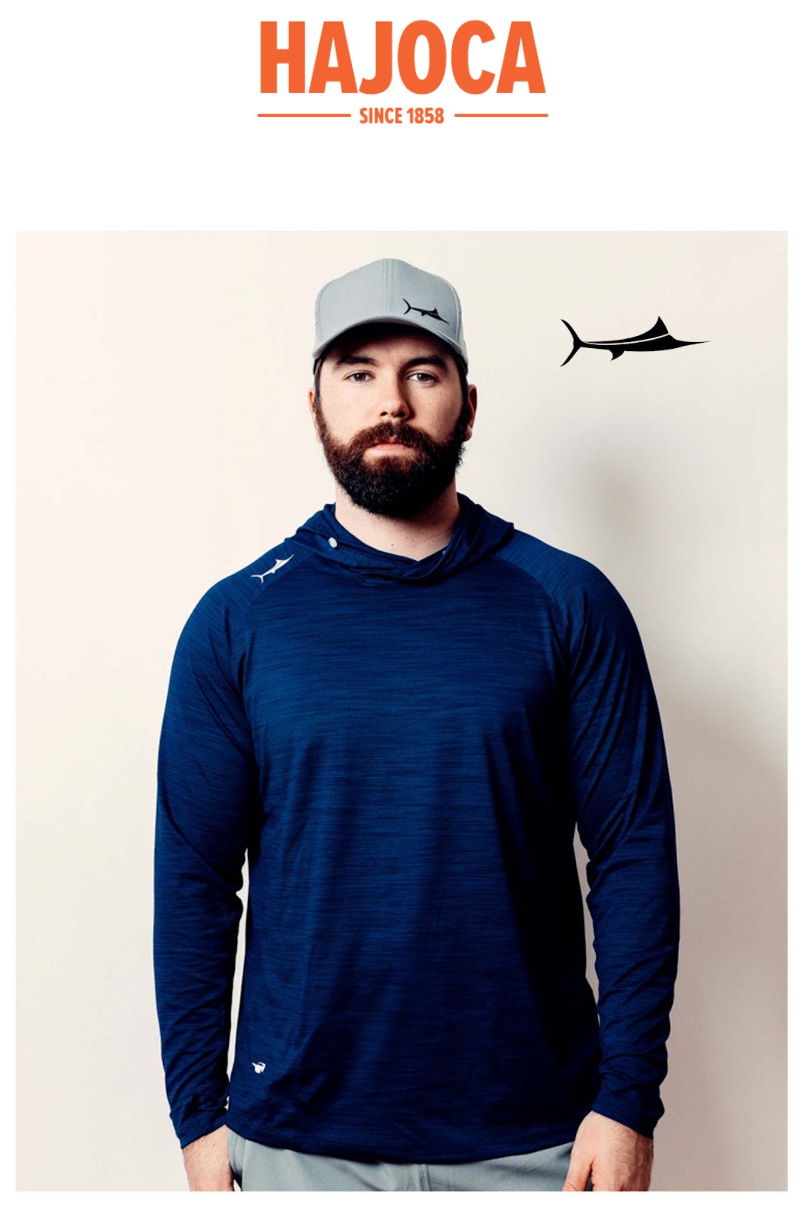 Billfisher Hooded Long Sleeve Performance Tee