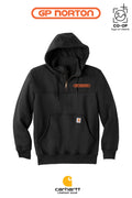 Carhartt® Rain Defender® Paxton Heavyweight Hooded Zip Mock Sweatshirt - G P NORTON