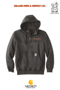 Carhartt® Rain Defender® Paxton Heavyweight Hooded Zip Mock Sweatshirt - INLAND PIPE AND SUPPLY
