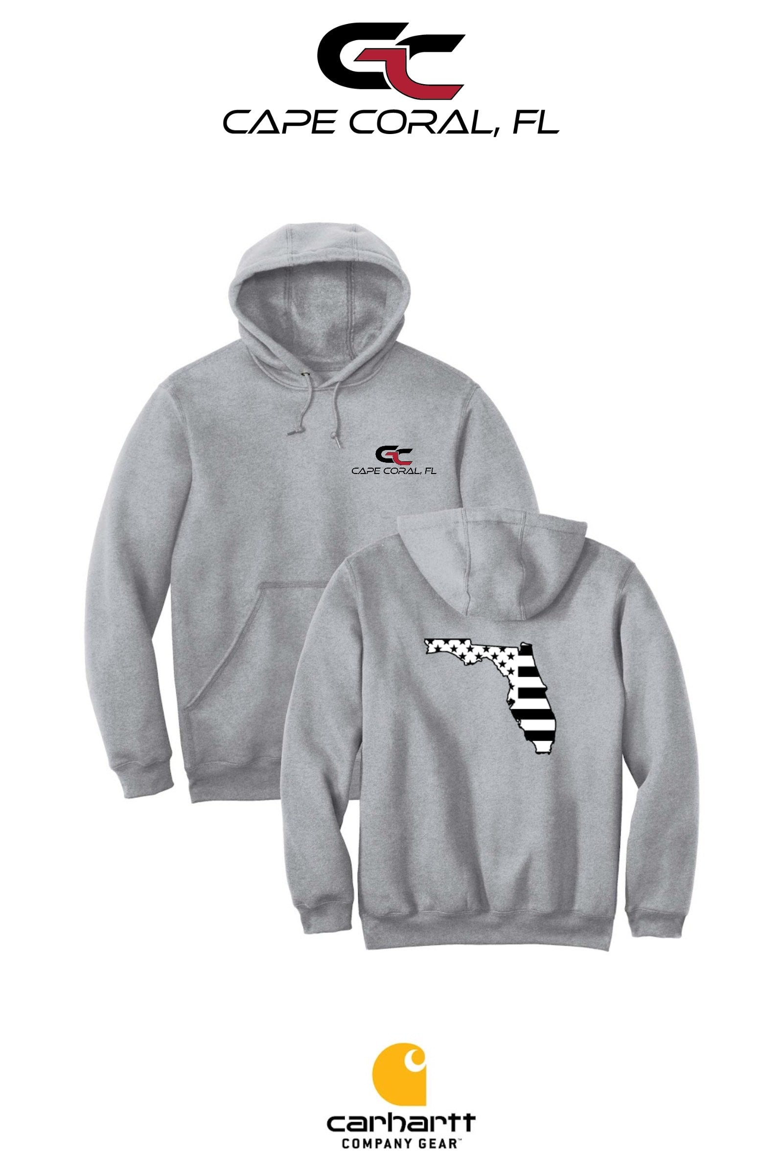 Carhartt® Midweight Hooded Sweatshirt - GORMAN CO - CAPE CORAL