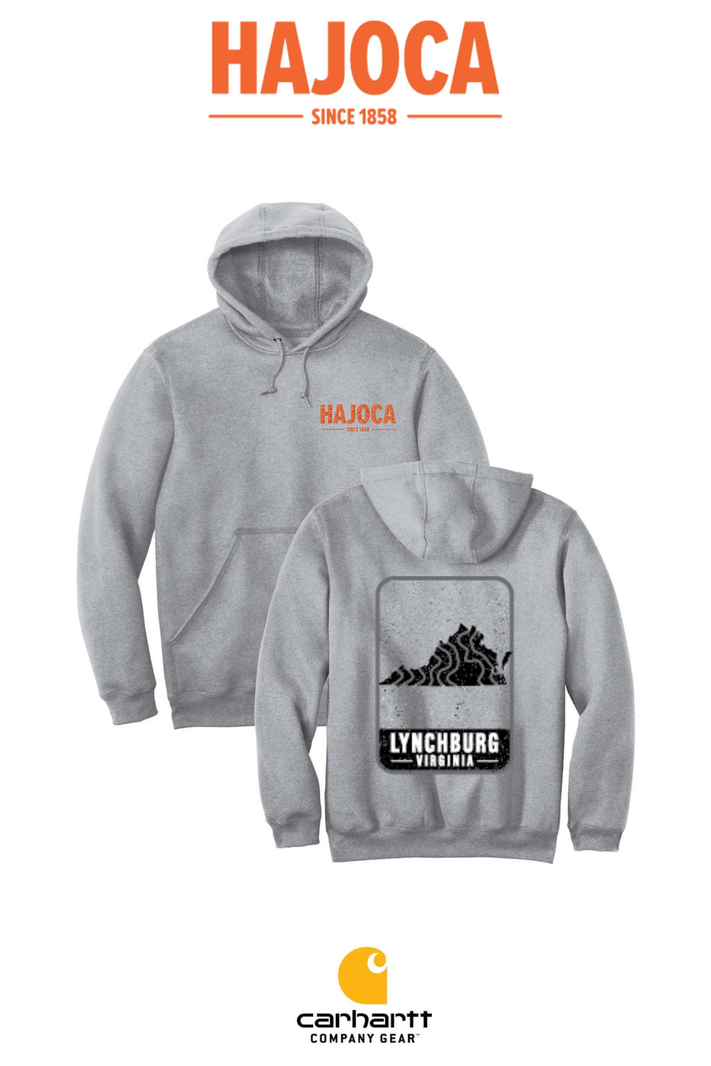 Carhartt® Midweight Hooded Sweatshirt - HAJOCA - LYNCHBURG