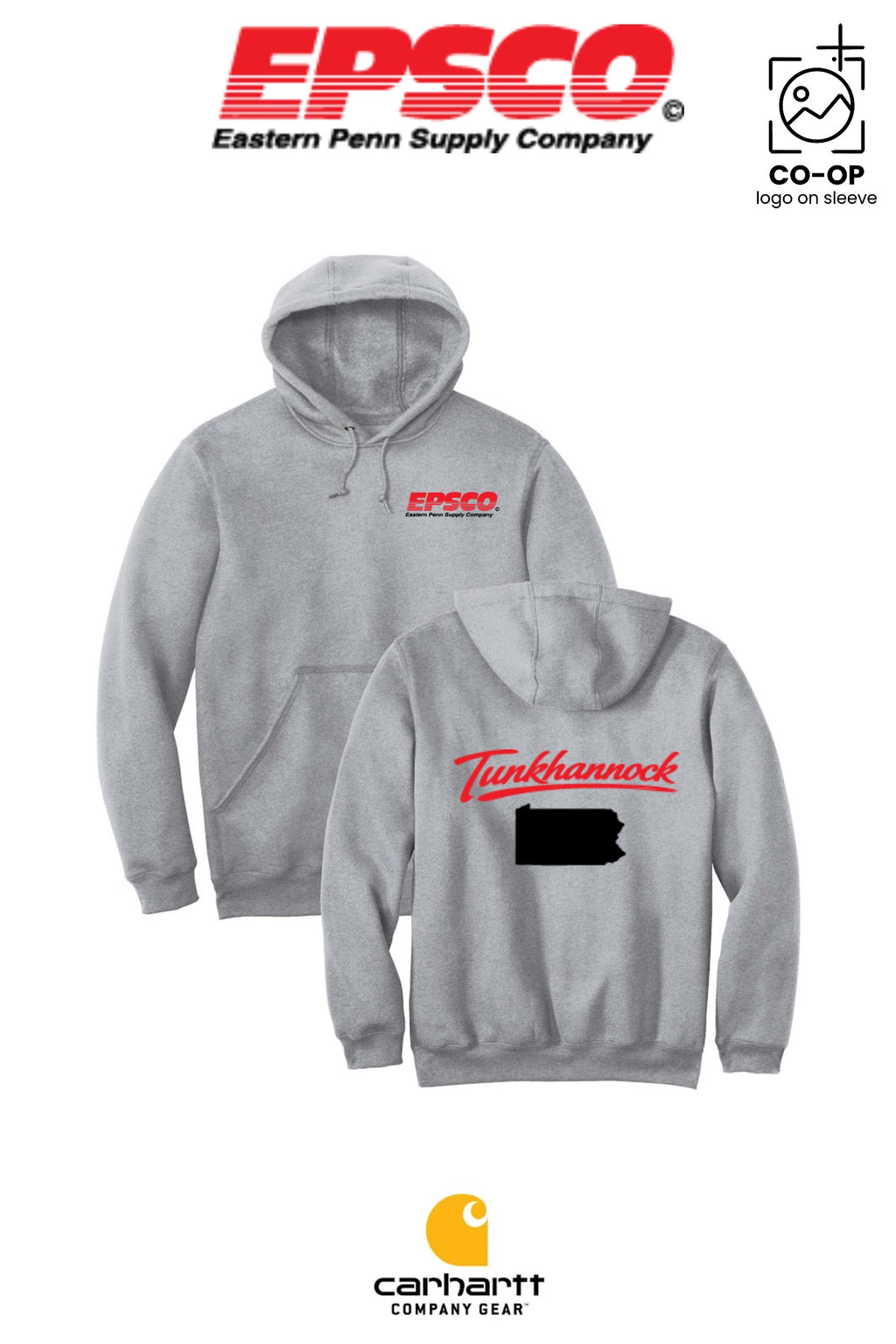 Carhartt® Midweight Hooded Sweatshirt - EPSCO - TUNKHANNOCK