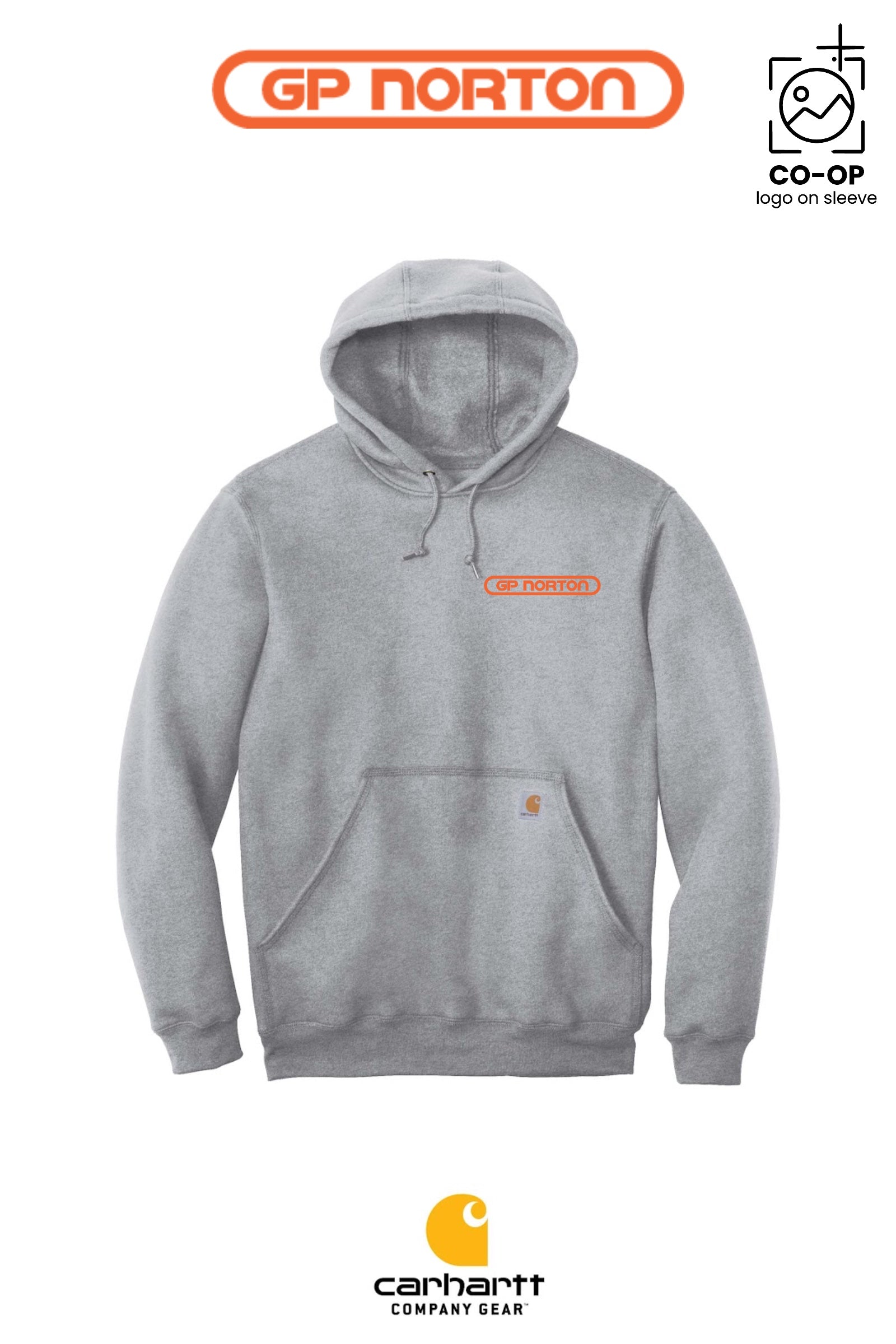 Carhartt® Midweight Hooded Sweatshirt - G P NORTON