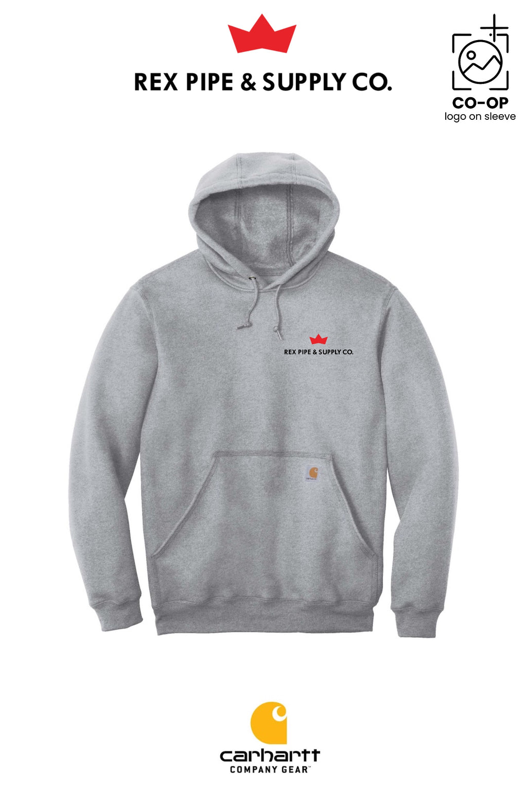 Carhartt® Midweight Hooded Sweatshirt - REX PIPE AND SUPPLY