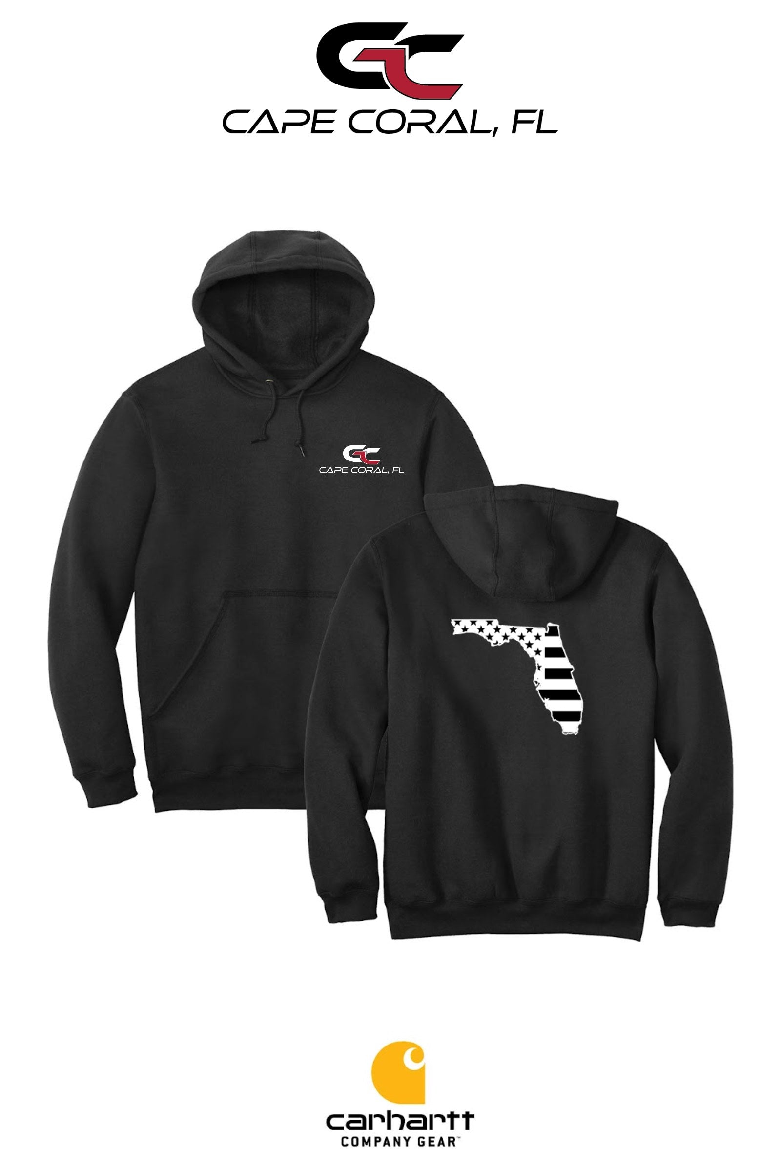 Carhartt® Midweight Hooded Sweatshirt - GORMAN CO - CAPE CORAL
