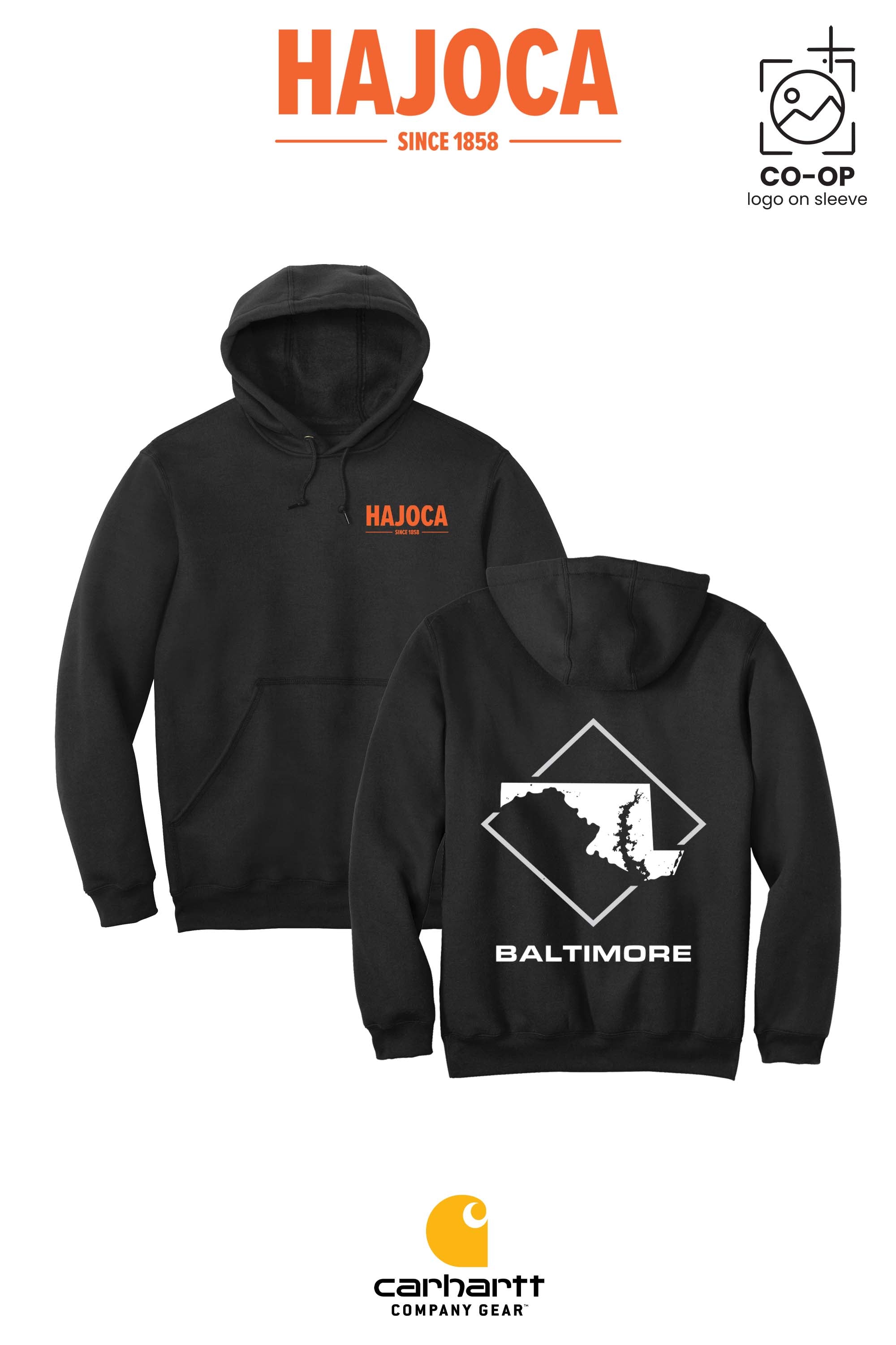 Carhartt® Midweight Hooded Sweatshirt - HAJOCA - BALTIMORE