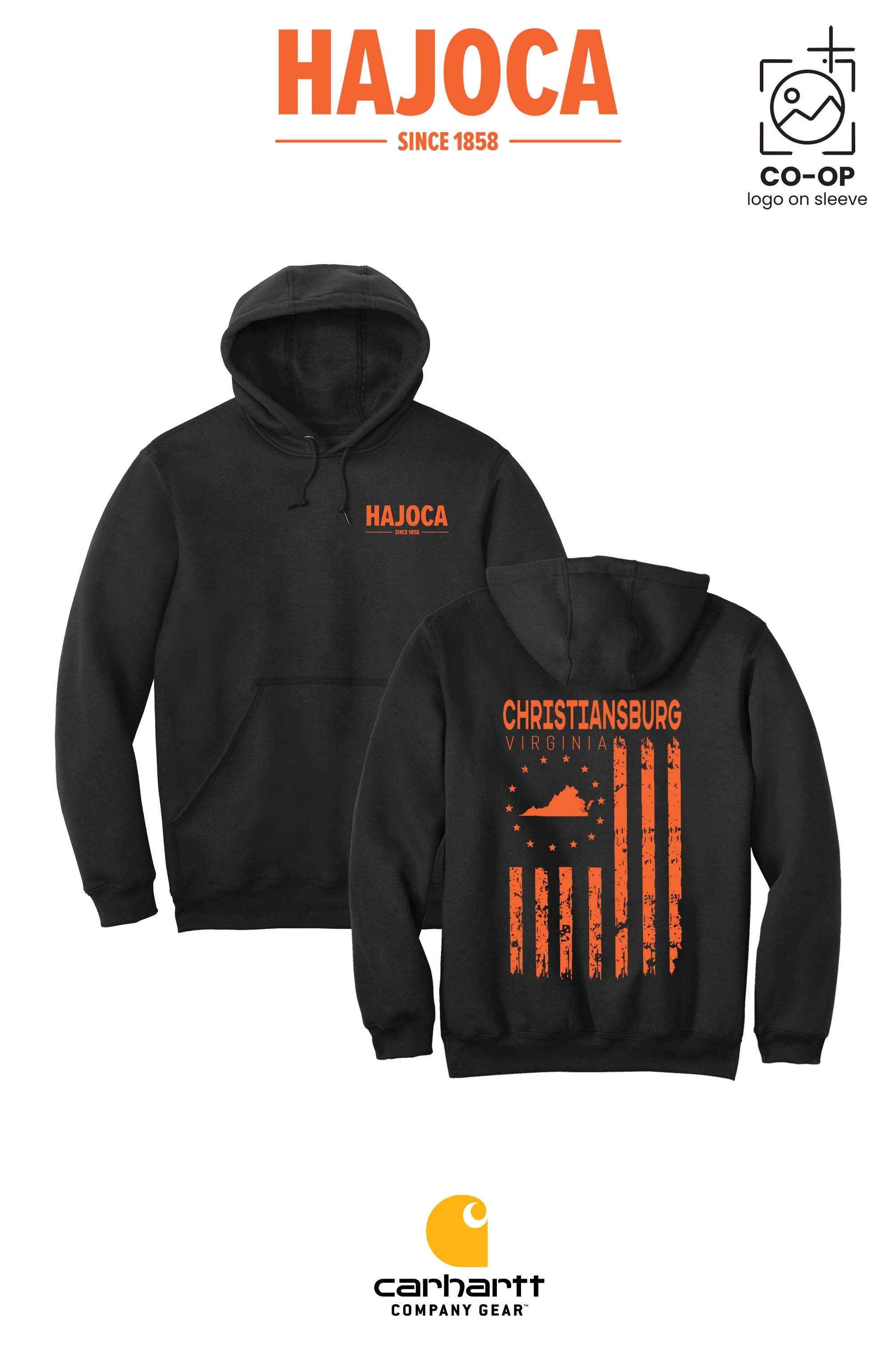 Carhartt® Midweight Hooded Sweatshirt - HAJOCA - CHRISTIANSBURG
