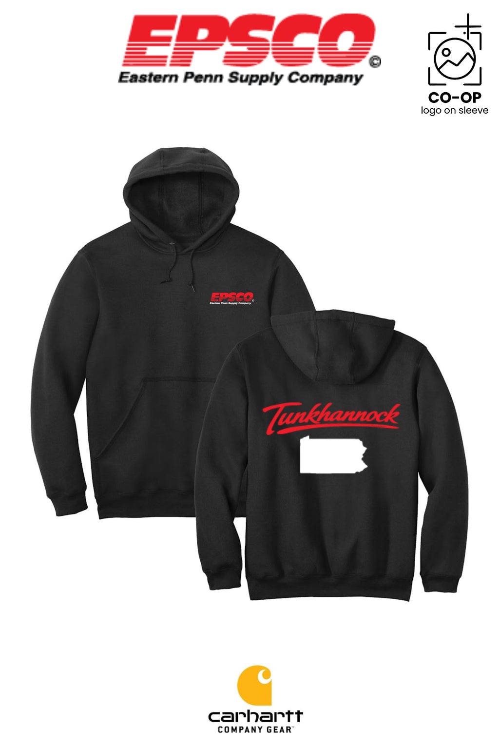 Carhartt® Midweight Hooded Sweatshirt - EPSCO - TUNKHANNOCK
