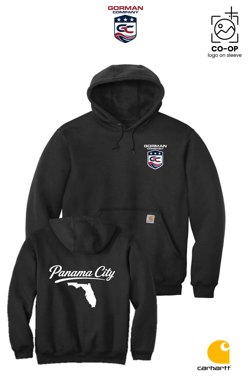 Carhartt® Midweight Hooded Sweatshirt - GORMAN CO - PANAMA CITY