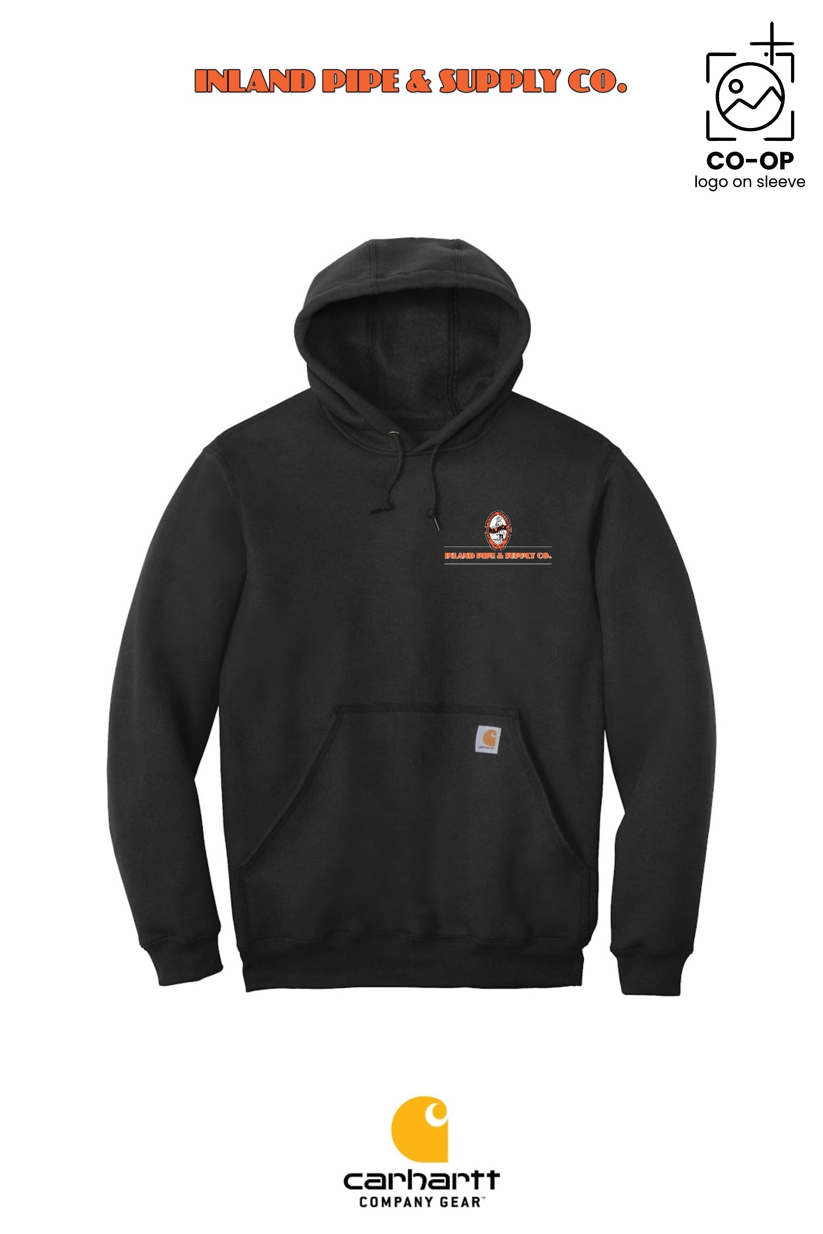 Carhartt® Midweight Hooded Sweatshirt - INLAND PIPE AND SUPPLY
