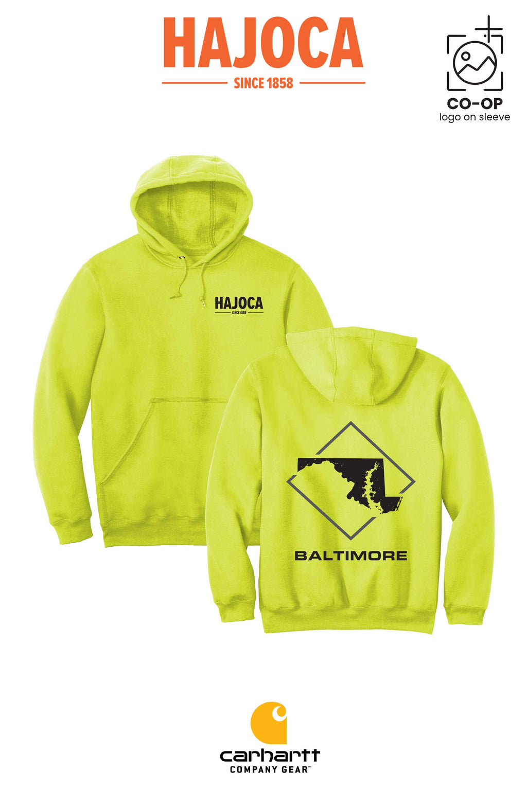 Carhartt® Midweight Hooded Sweatshirt - HAJOCA - BALTIMORE