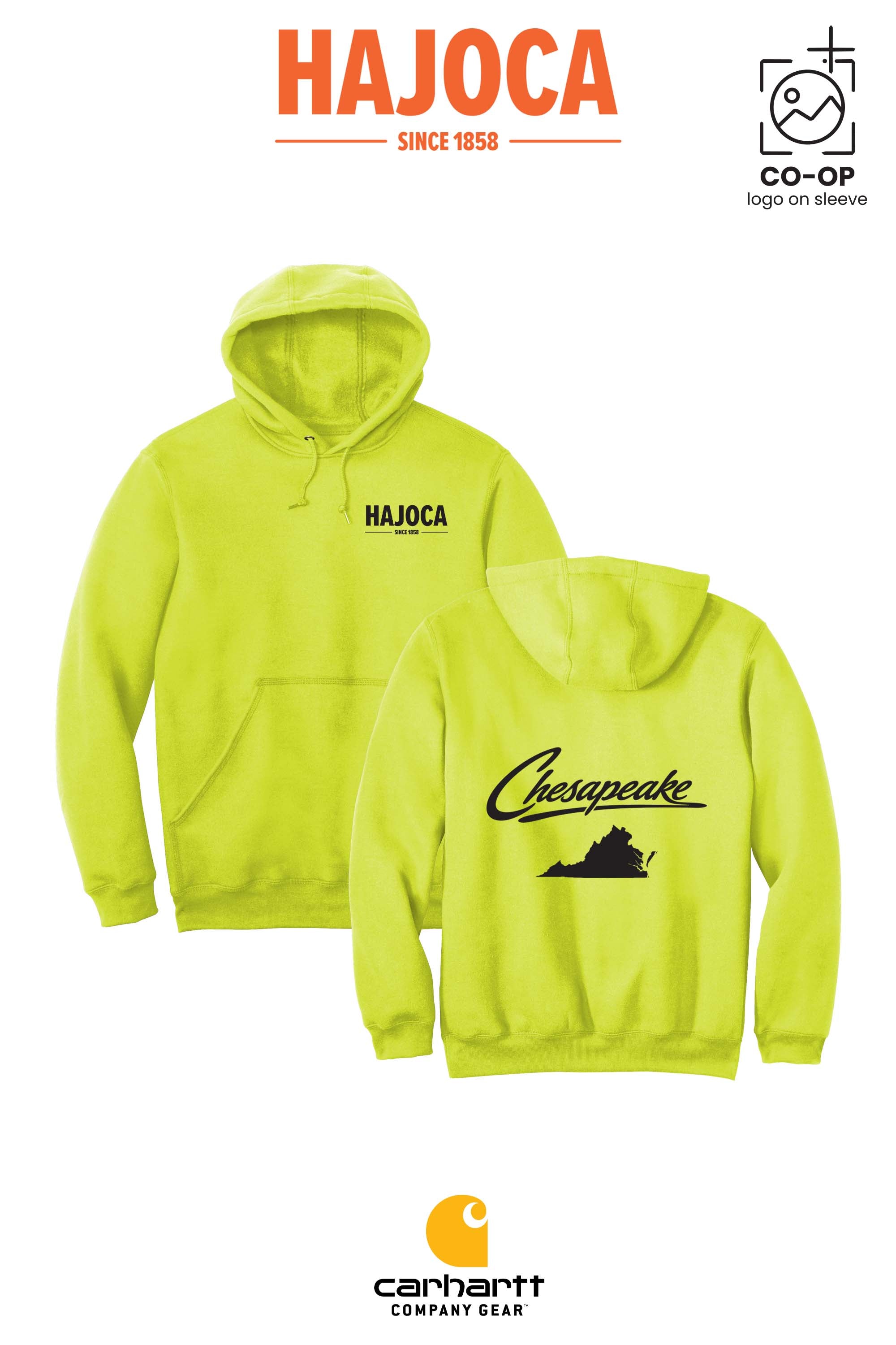 Carhartt® Midweight Hooded Sweatshirt - HAJOCA - CHESAPEAKE