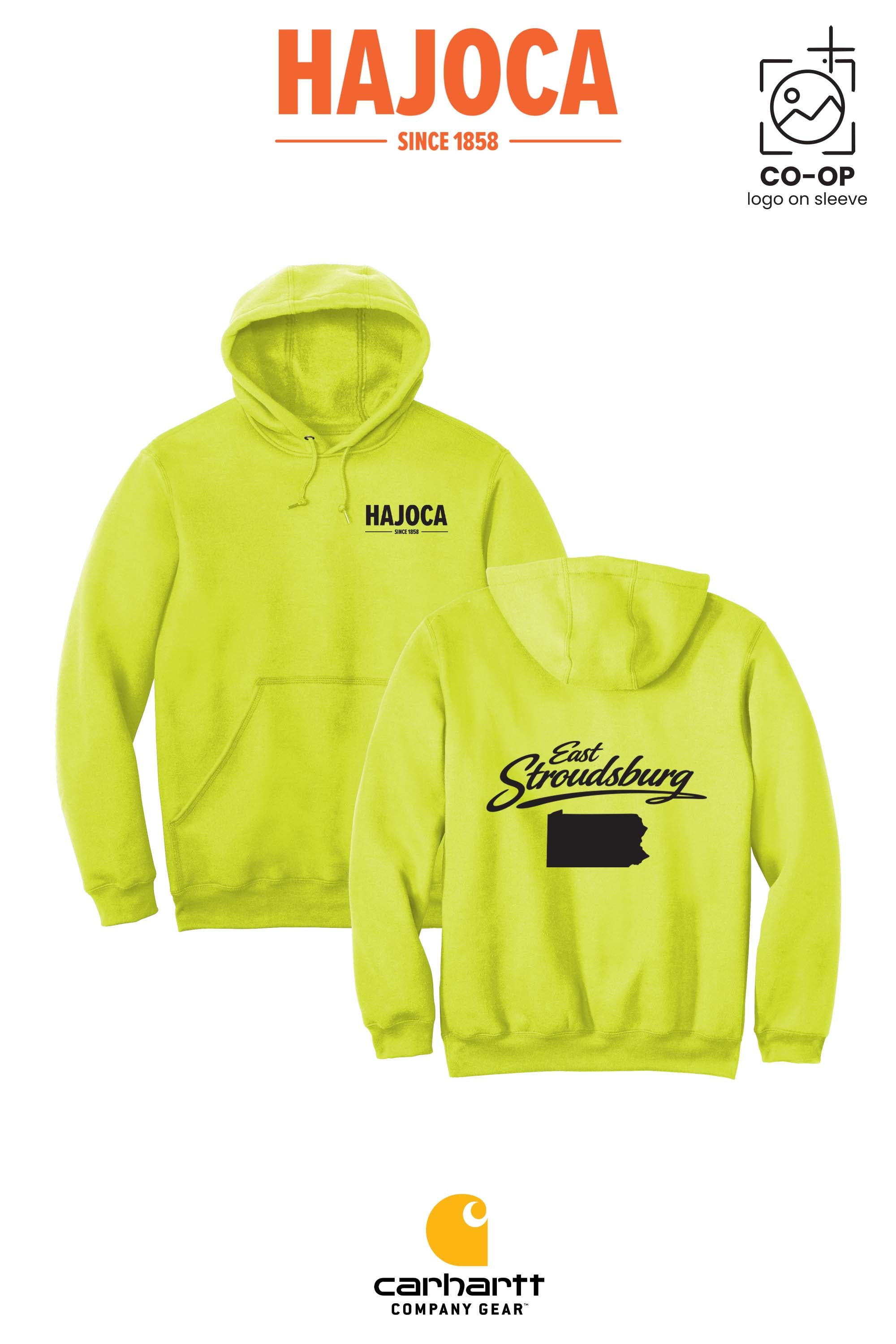 Carhartt® Midweight Hooded Sweatshirt - HAJOCA - STROUDSBURG
