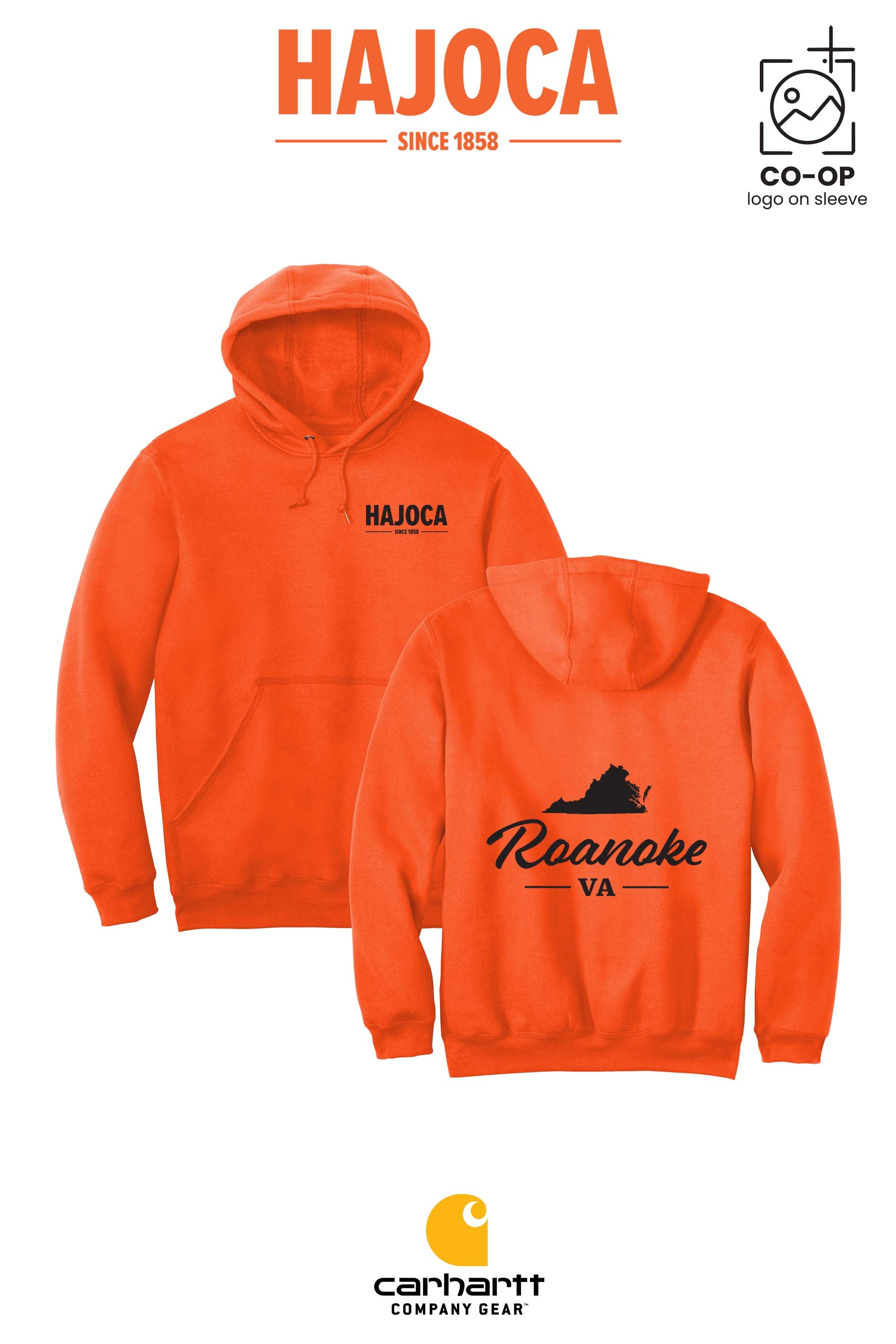 Carhartt® Midweight Hooded Sweatshirt - HAJOCA - ROANOKE