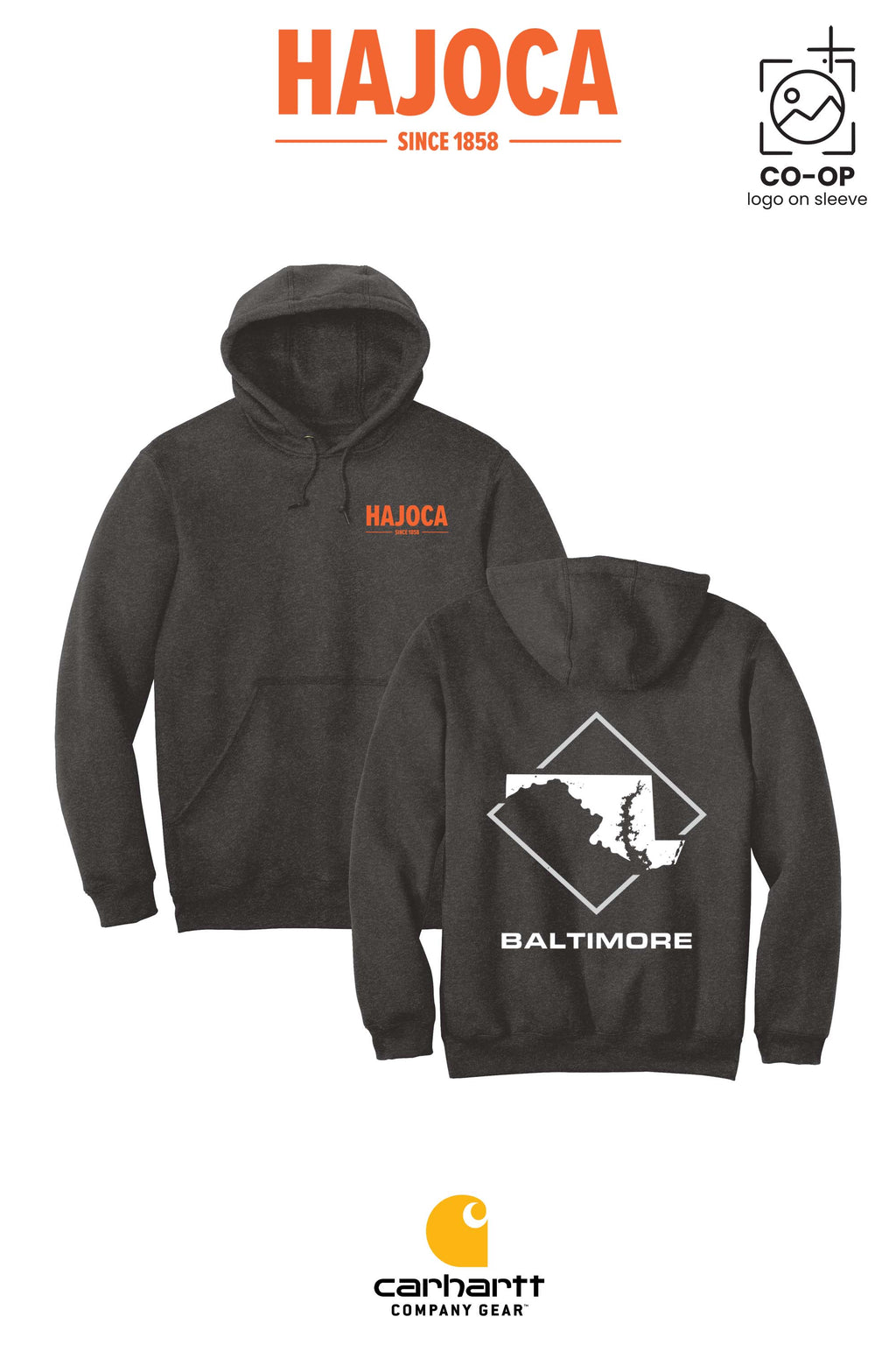 Carhartt® Midweight Hooded Sweatshirt - HAJOCA - BALTIMORE