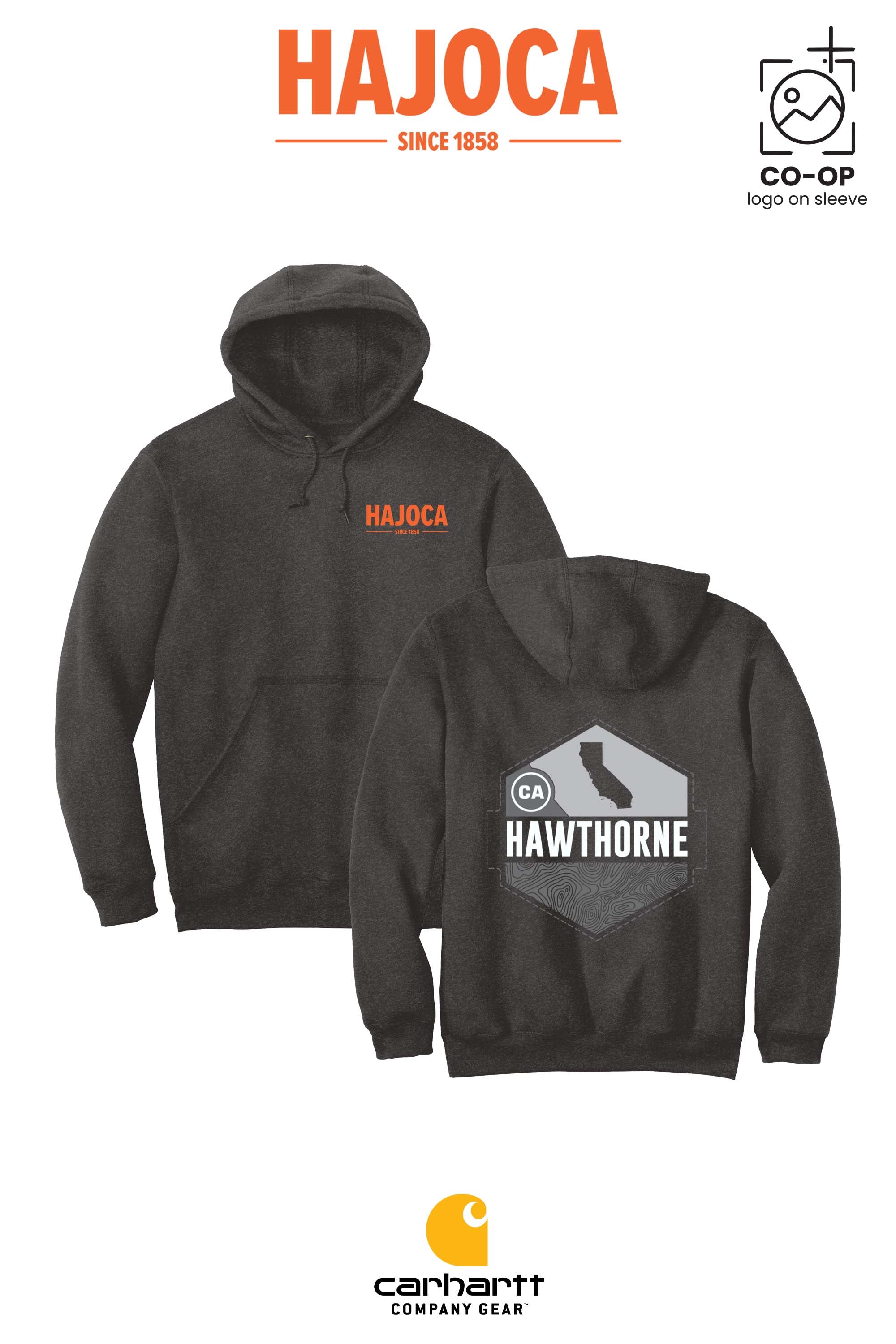 Carhartt® Midweight Hooded Sweatshirt - HAJOCA - HAWTHORNE