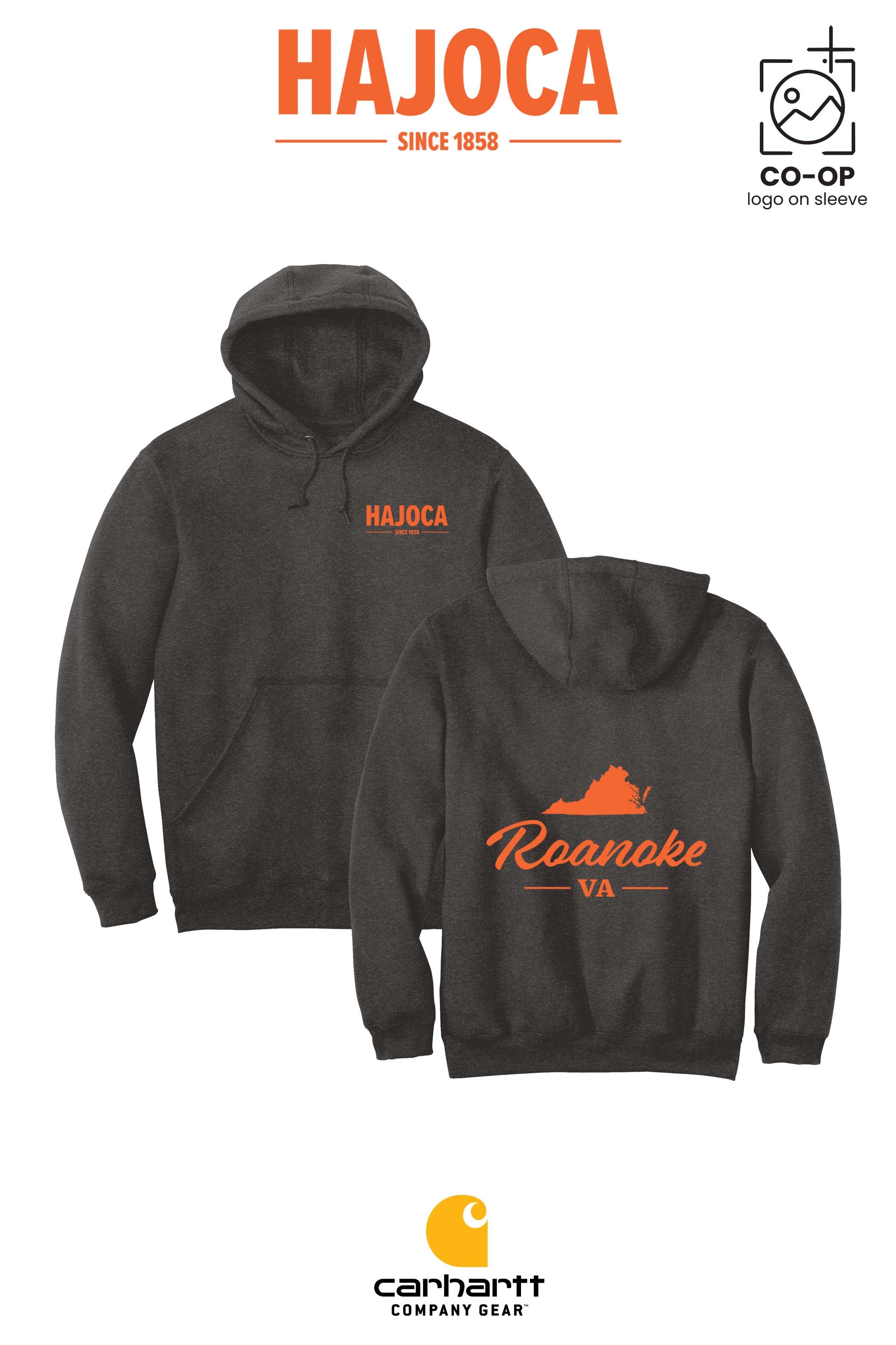 Carhartt® Midweight Hooded Sweatshirt - HAJOCA - ROANOKE