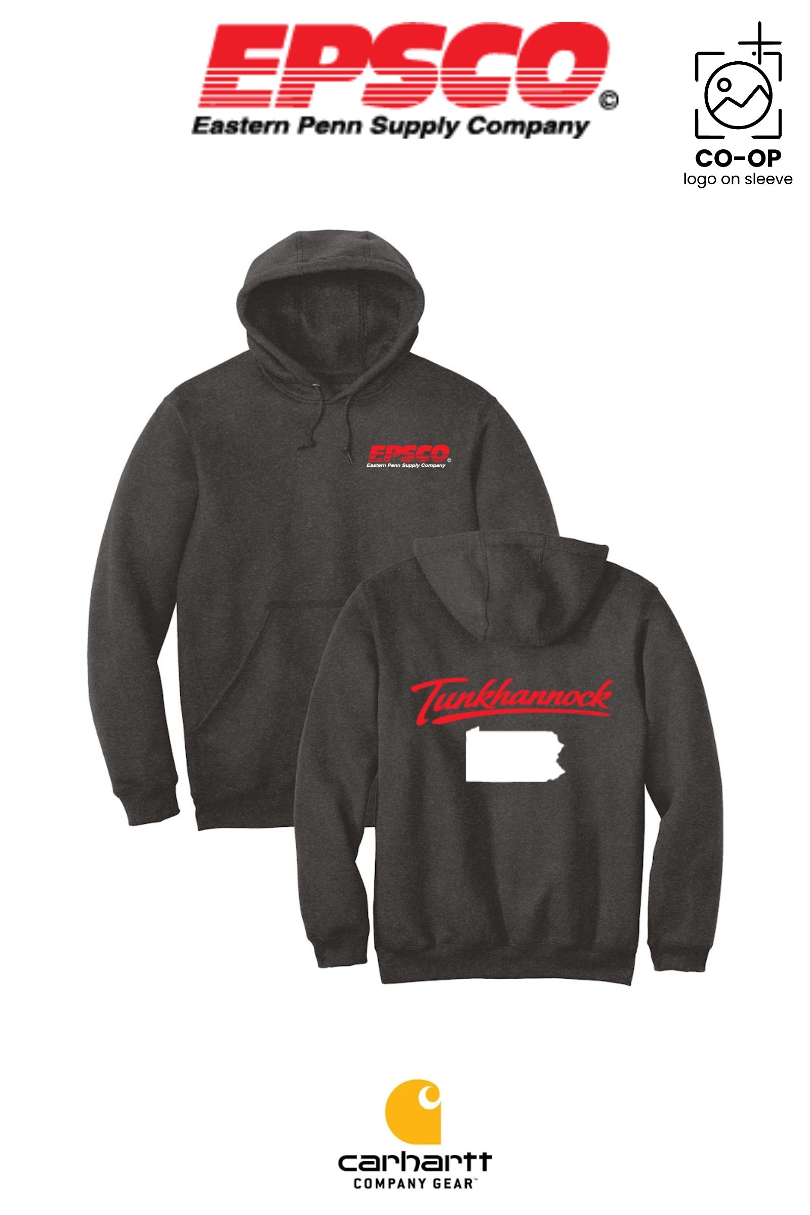 Carhartt® Midweight Hooded Sweatshirt - EPSCO - TUNKHANNOCK