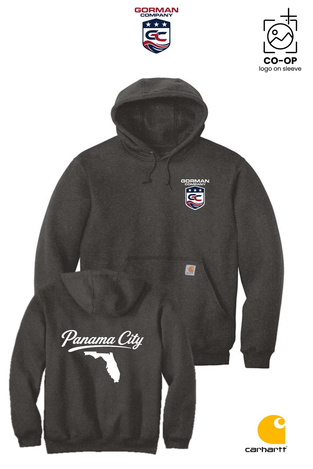 Carhartt® Midweight Hooded Sweatshirt - GORMAN CO - PANAMA CITY