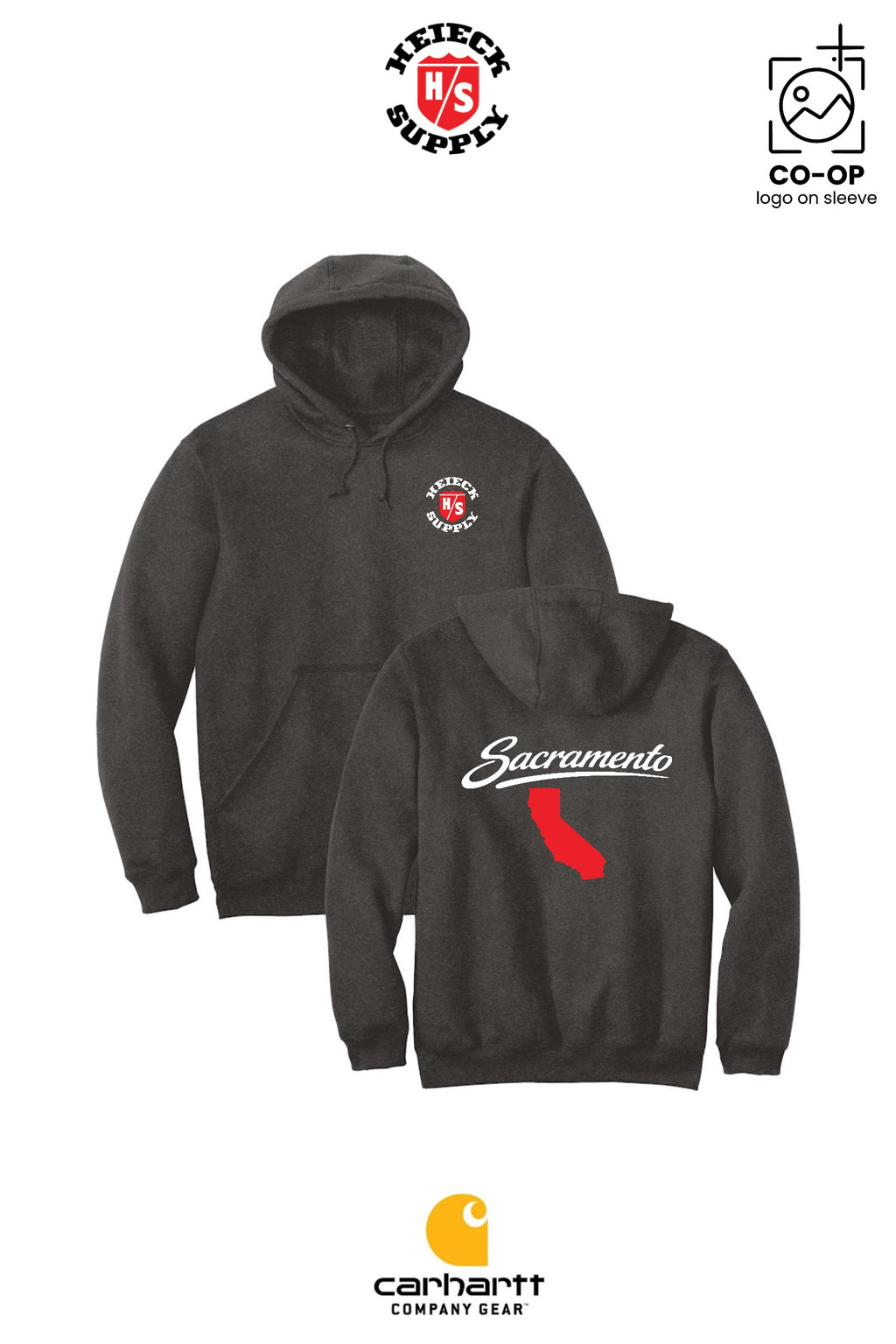 Carhartt® Midweight Hooded Sweatshirt - HEIECK SUPPLY - SACRAMENTO