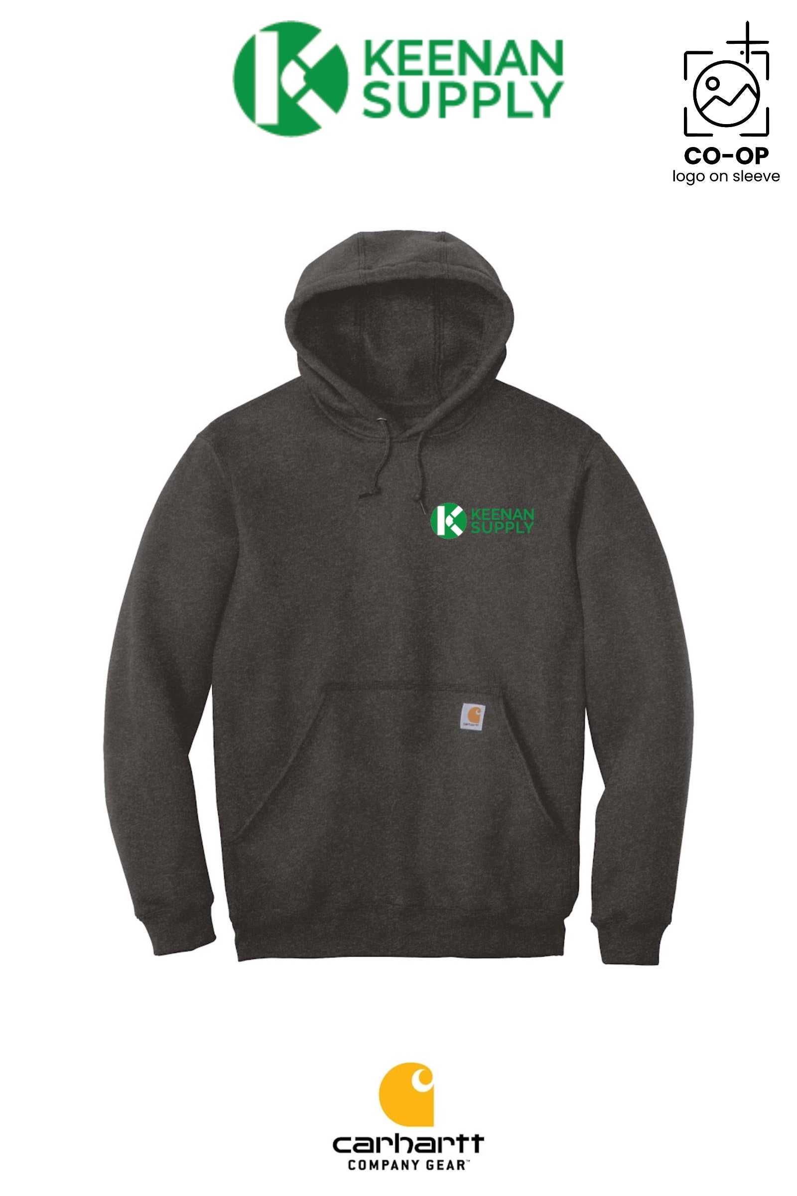 Carhartt® Midweight Hooded Sweatshirt - KEENAN SUPPLY