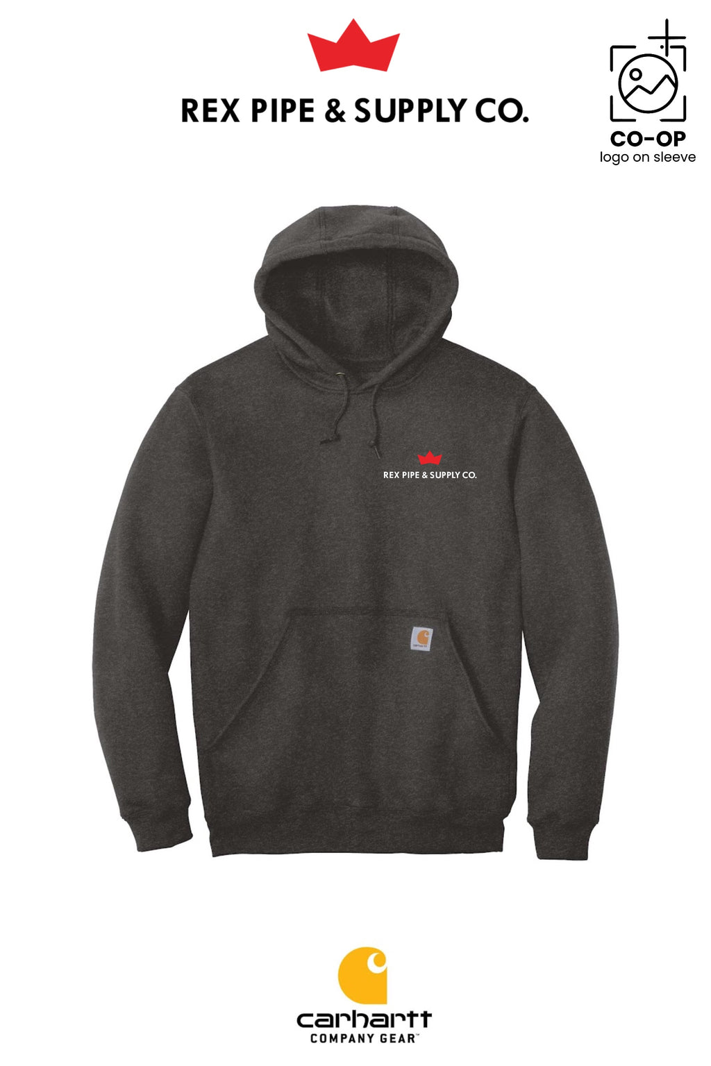 Carhartt® Midweight Hooded Sweatshirt - REX PIPE AND SUPPLY